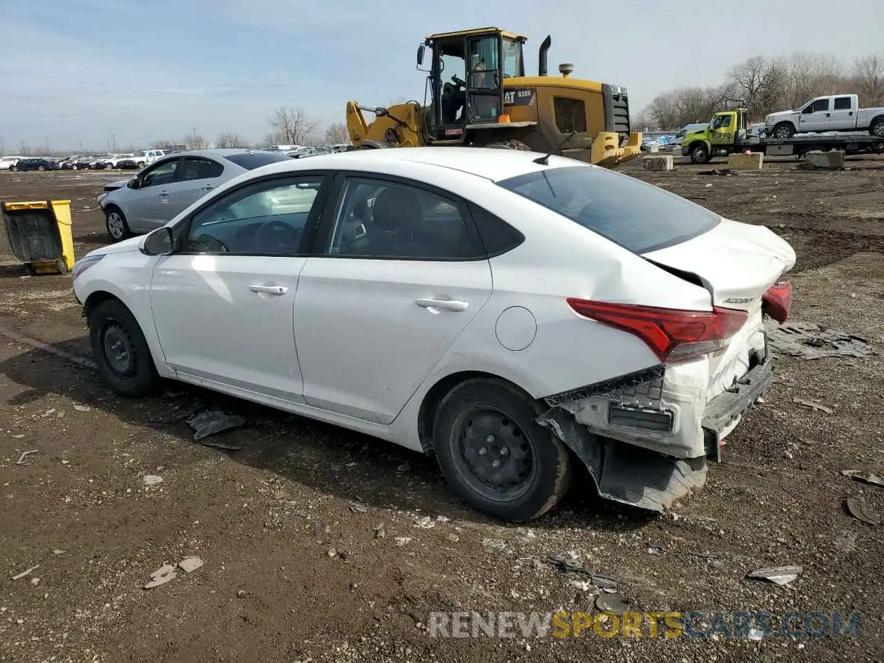 2 Photograph of a damaged car 3KPC24A64LE099516 HYUNDAI ACCENT 2020