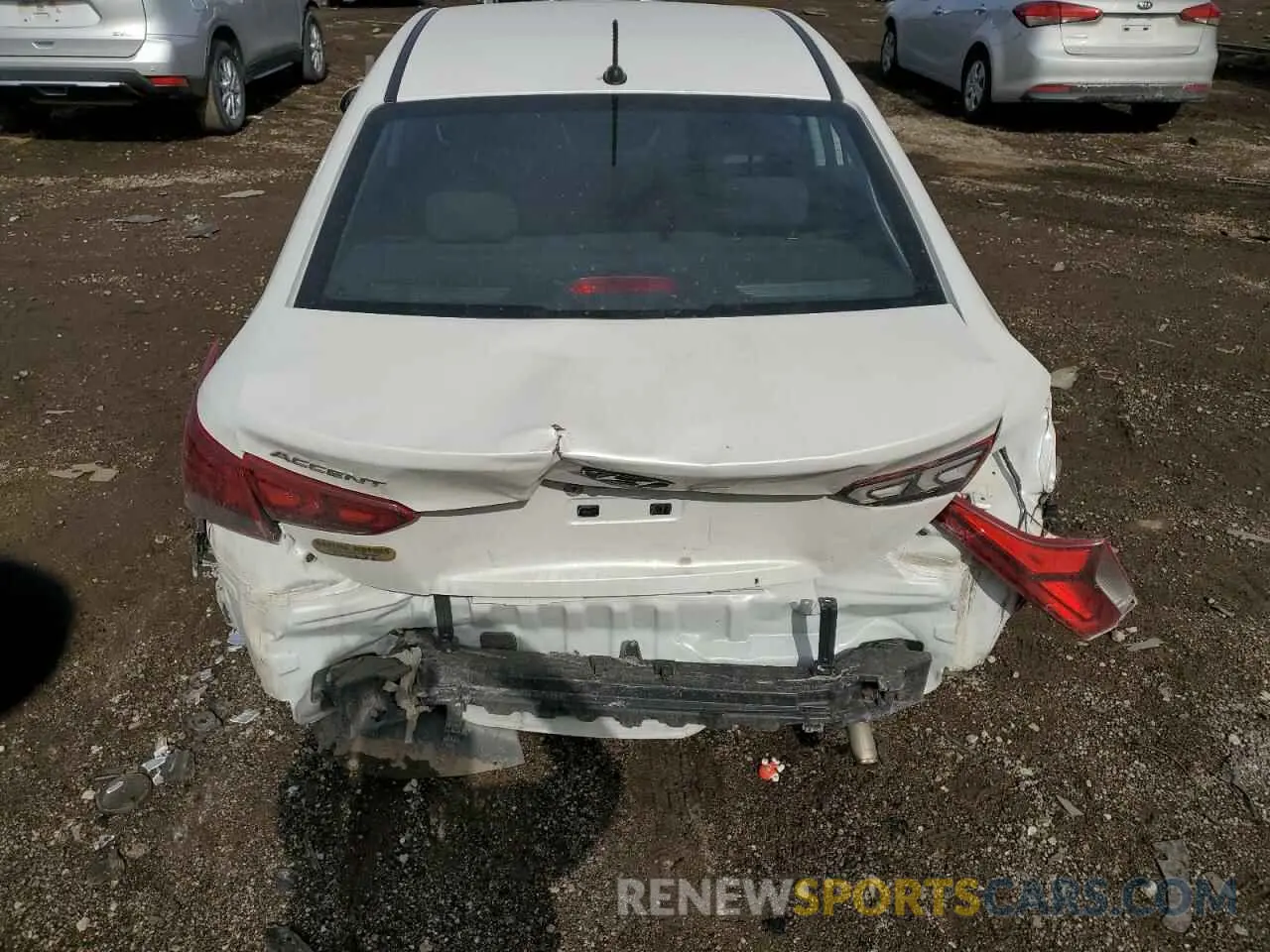 6 Photograph of a damaged car 3KPC24A64LE099516 HYUNDAI ACCENT 2020