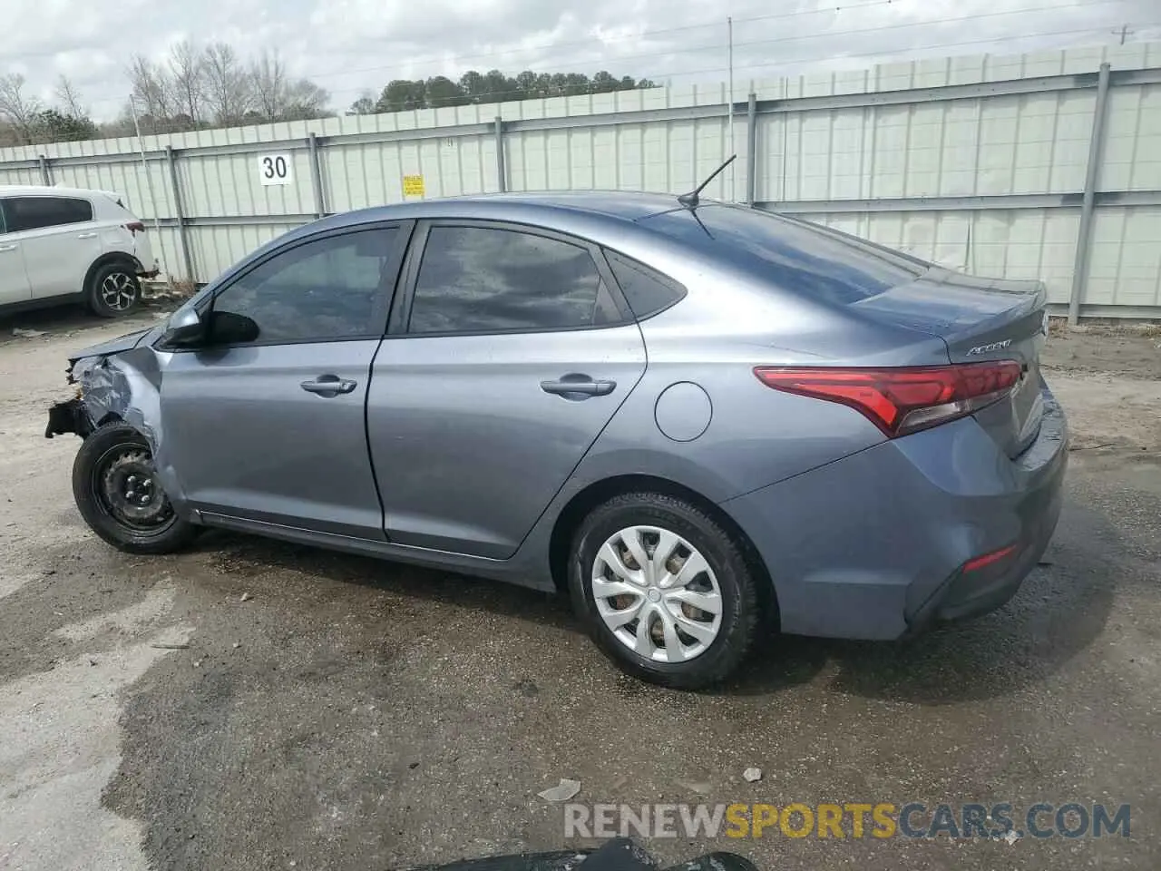 2 Photograph of a damaged car 3KPC24A64LE104844 HYUNDAI ACCENT 2020