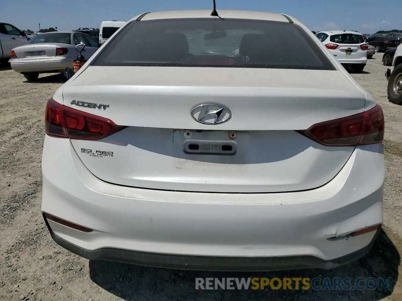 6 Photograph of a damaged car 3KPC24A64LE115942 HYUNDAI ACCENT 2020