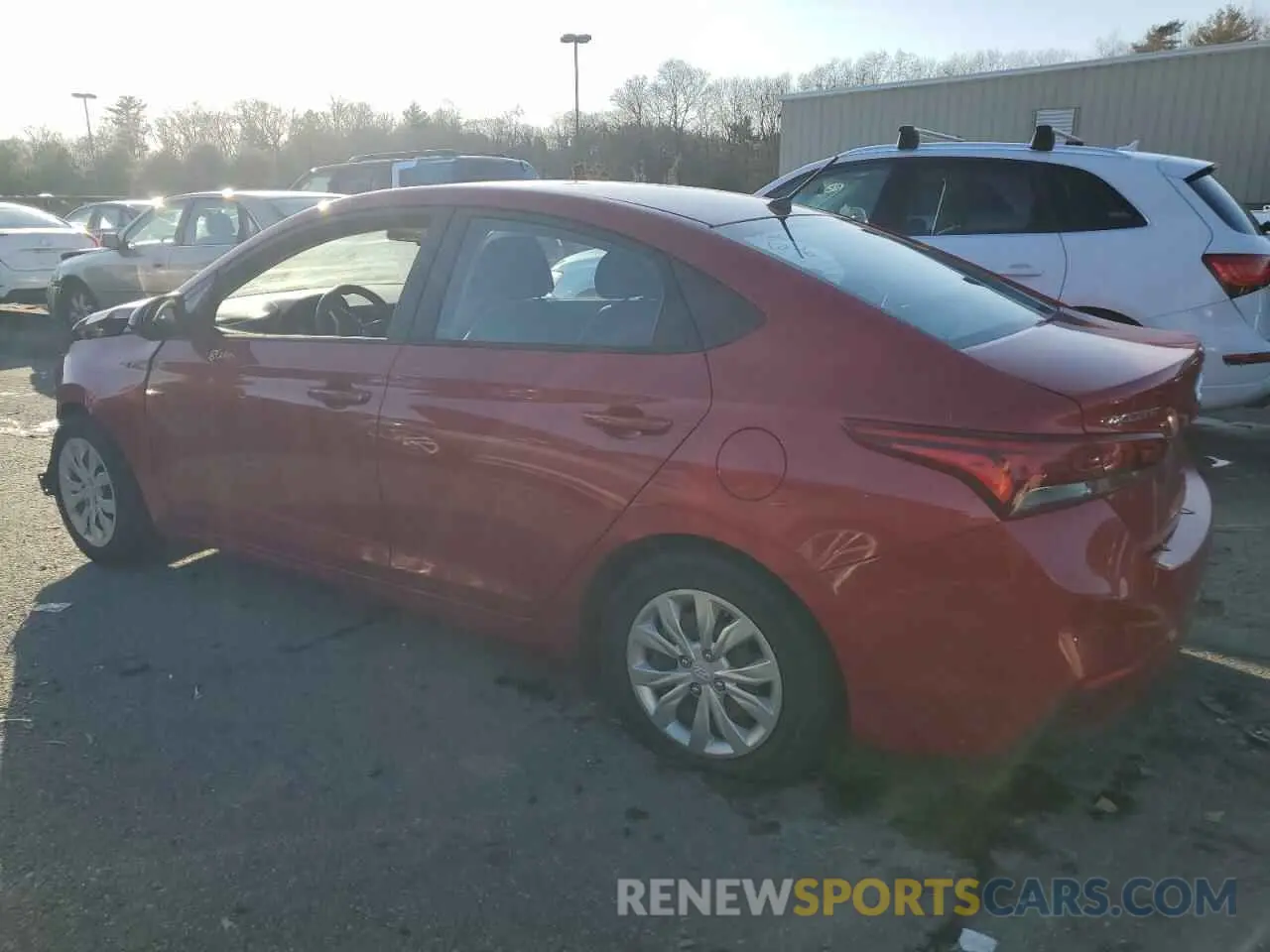 2 Photograph of a damaged car 3KPC24A64LE120008 HYUNDAI ACCENT 2020