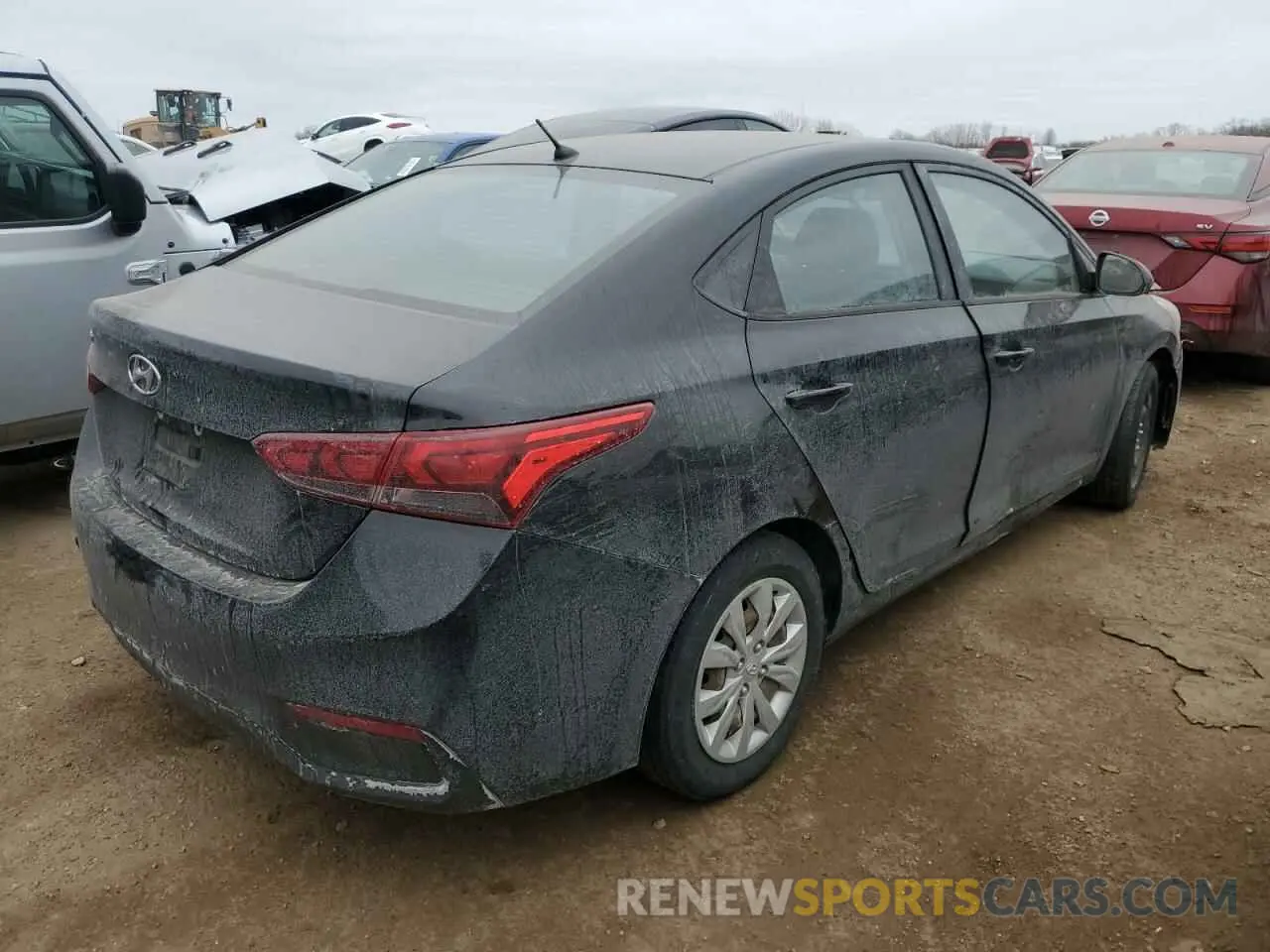 3 Photograph of a damaged car 3KPC24A65LE122169 HYUNDAI ACCENT 2020