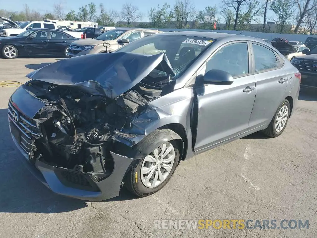 1 Photograph of a damaged car 3KPC24A66LE092227 HYUNDAI ACCENT 2020
