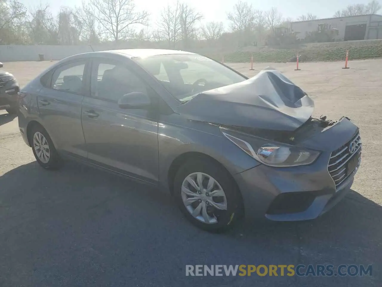 4 Photograph of a damaged car 3KPC24A66LE092227 HYUNDAI ACCENT 2020