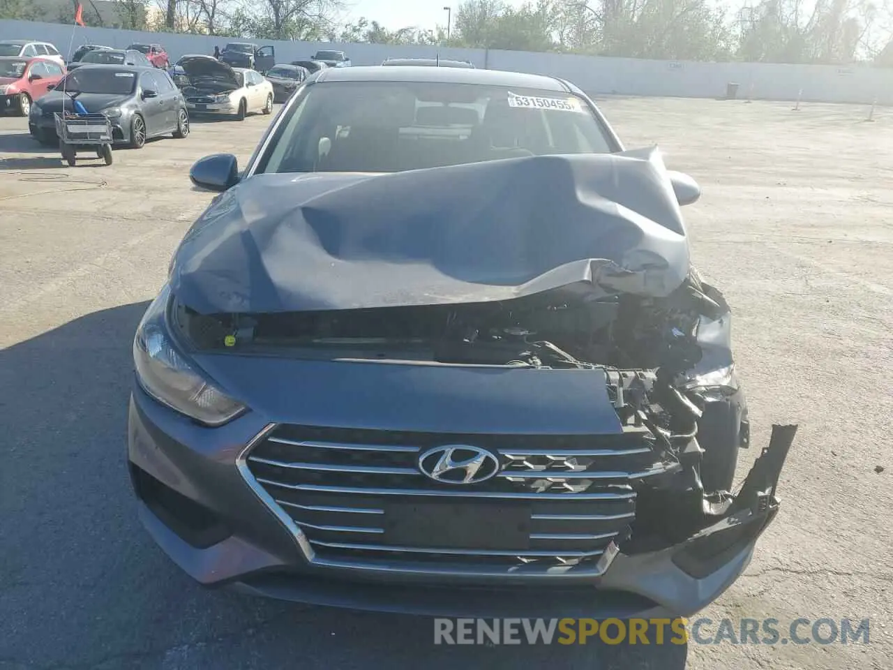 5 Photograph of a damaged car 3KPC24A66LE092227 HYUNDAI ACCENT 2020