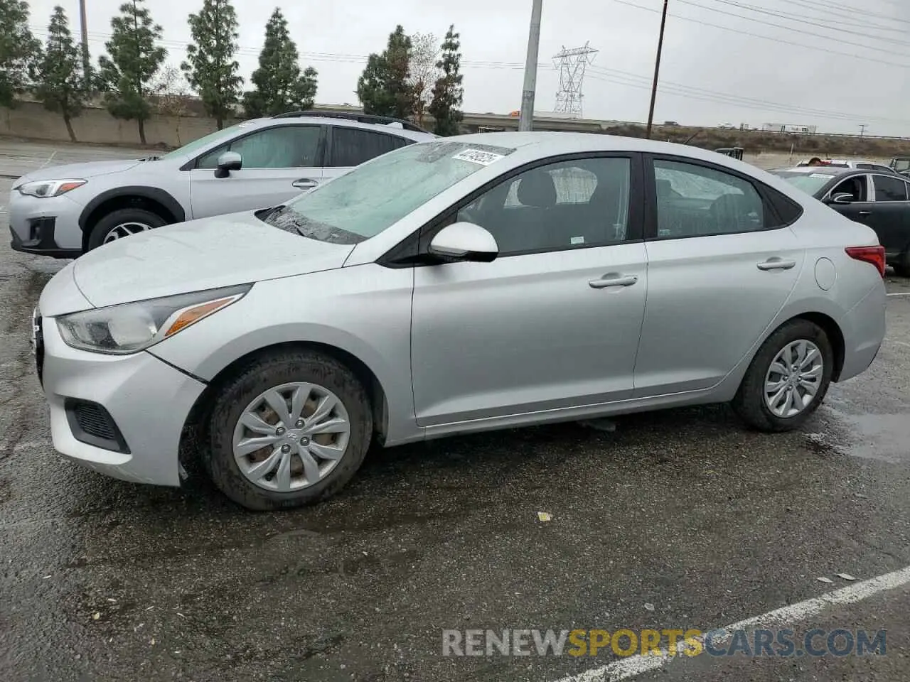 1 Photograph of a damaged car 3KPC24A66LE098576 HYUNDAI ACCENT 2020