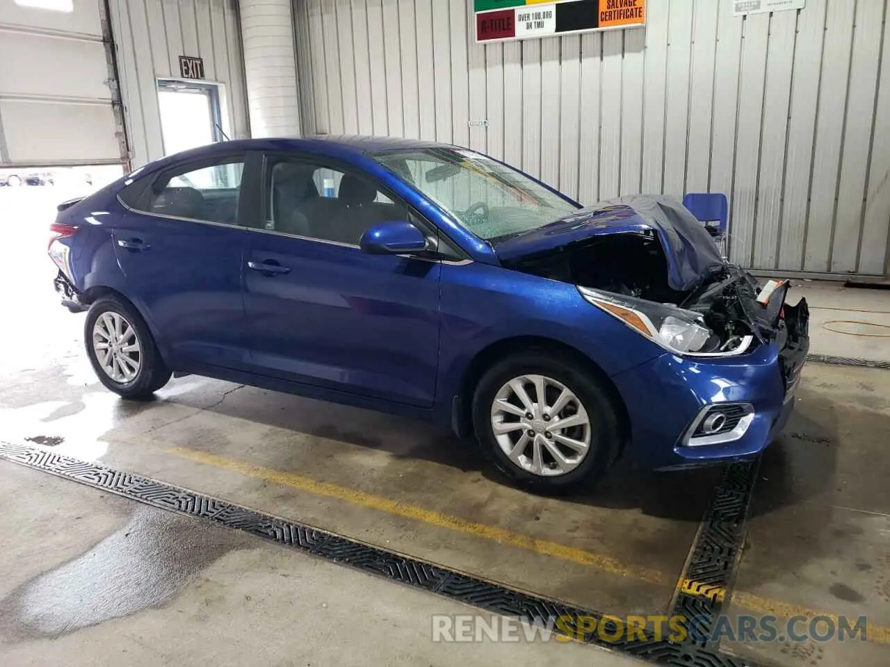 4 Photograph of a damaged car 3KPC24A66LE122925 HYUNDAI ACCENT 2020