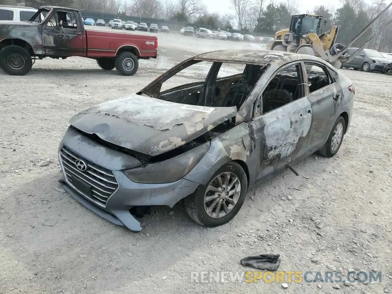 1 Photograph of a damaged car 3KPC24A67LE095265 HYUNDAI ACCENT 2020