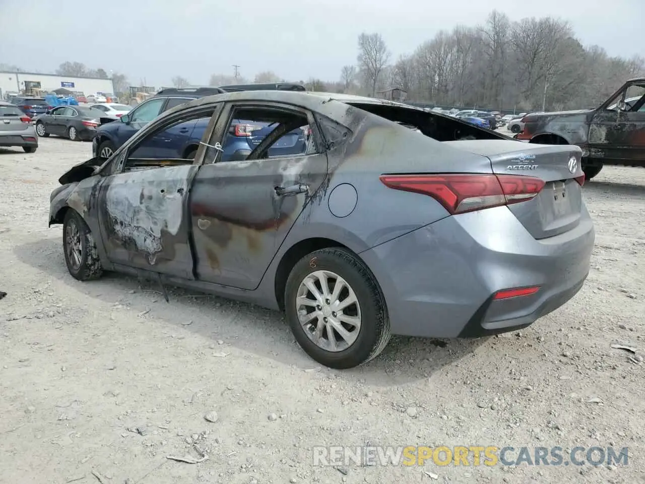 2 Photograph of a damaged car 3KPC24A67LE095265 HYUNDAI ACCENT 2020