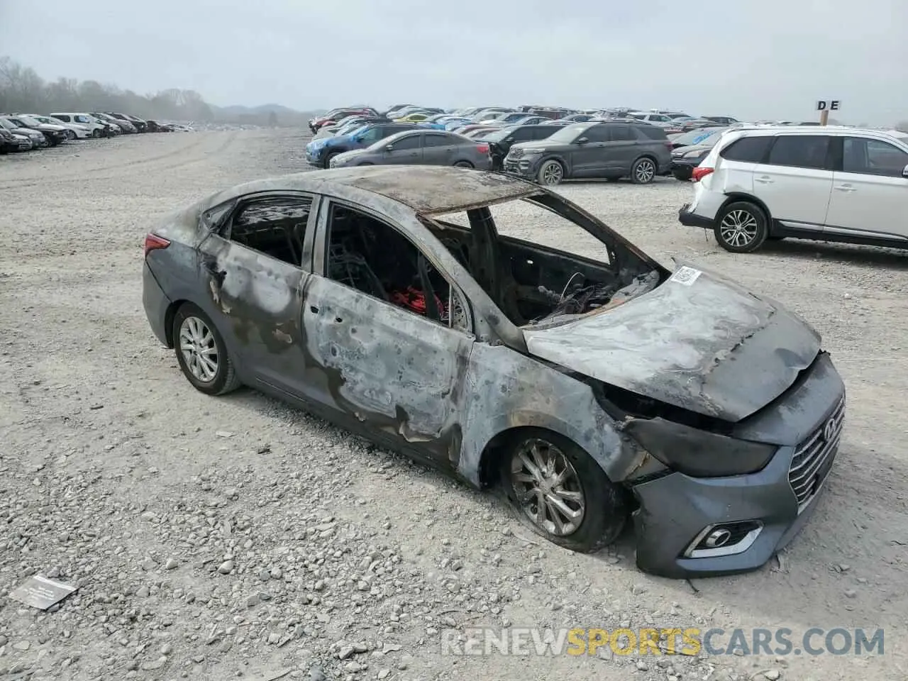 4 Photograph of a damaged car 3KPC24A67LE095265 HYUNDAI ACCENT 2020