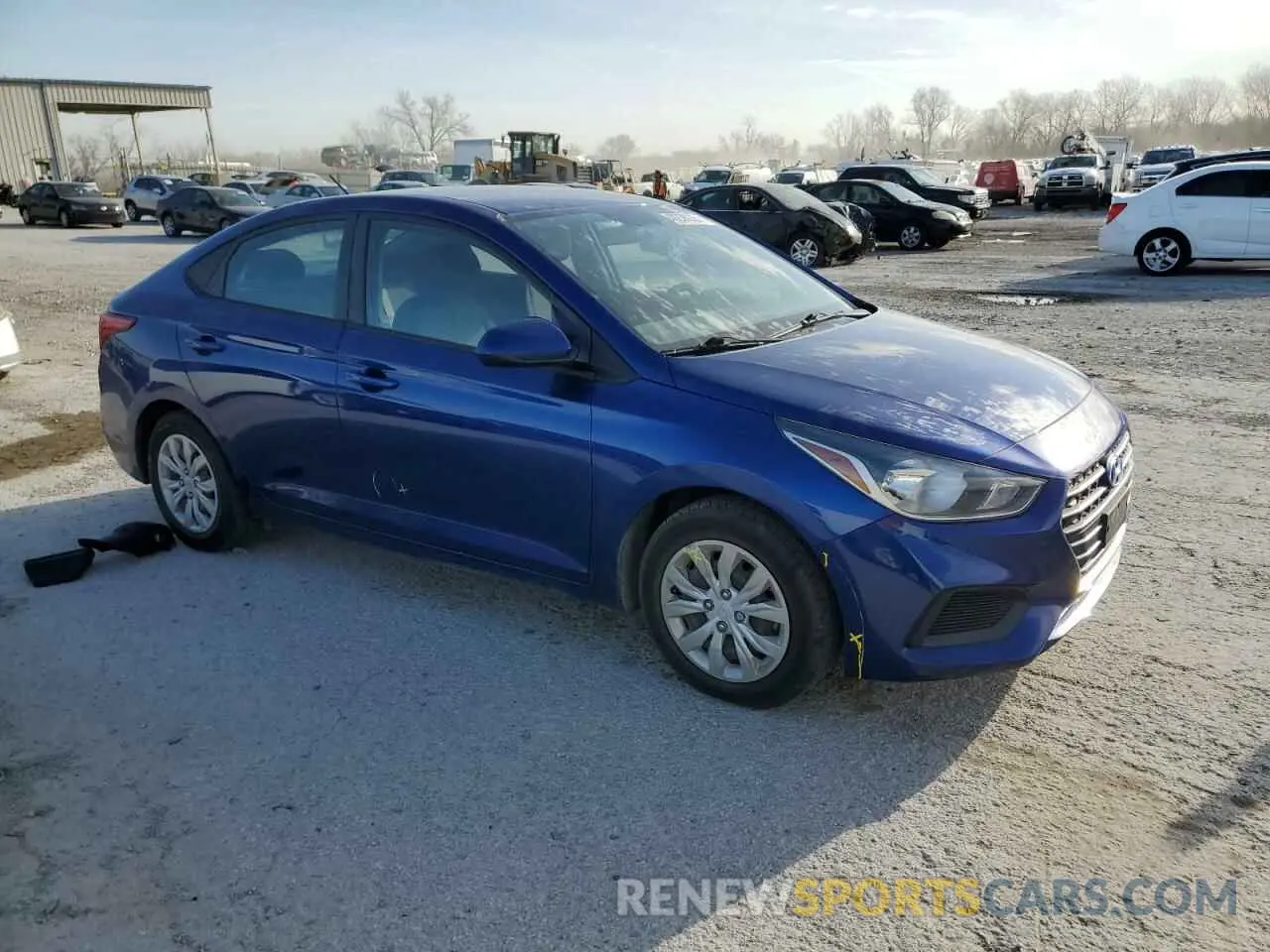 4 Photograph of a damaged car 3KPC24A67LE096612 HYUNDAI ACCENT 2020