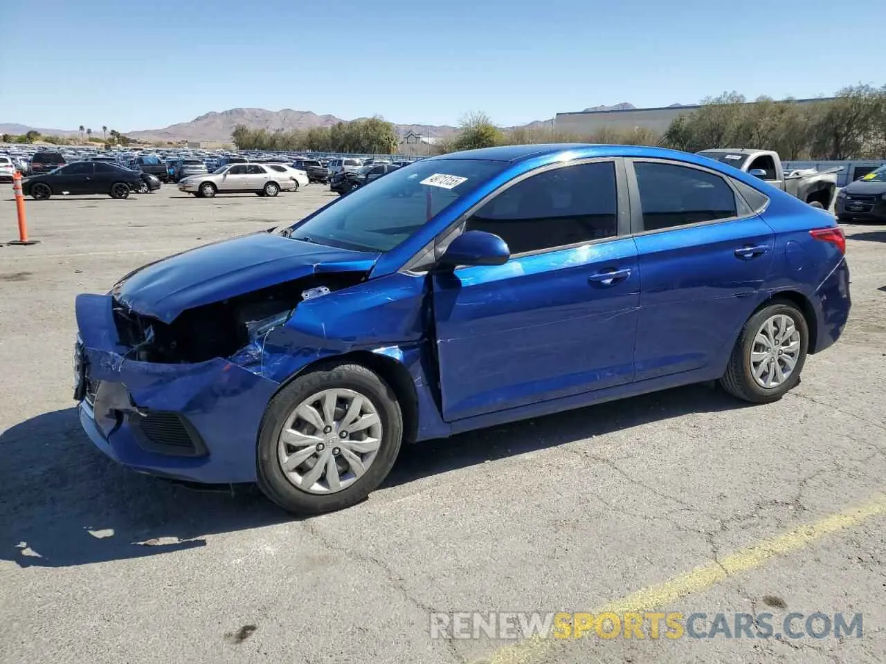 1 Photograph of a damaged car 3KPC24A67LE107527 HYUNDAI ACCENT 2020