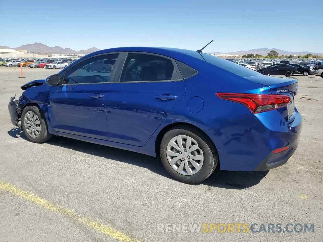 2 Photograph of a damaged car 3KPC24A67LE107527 HYUNDAI ACCENT 2020