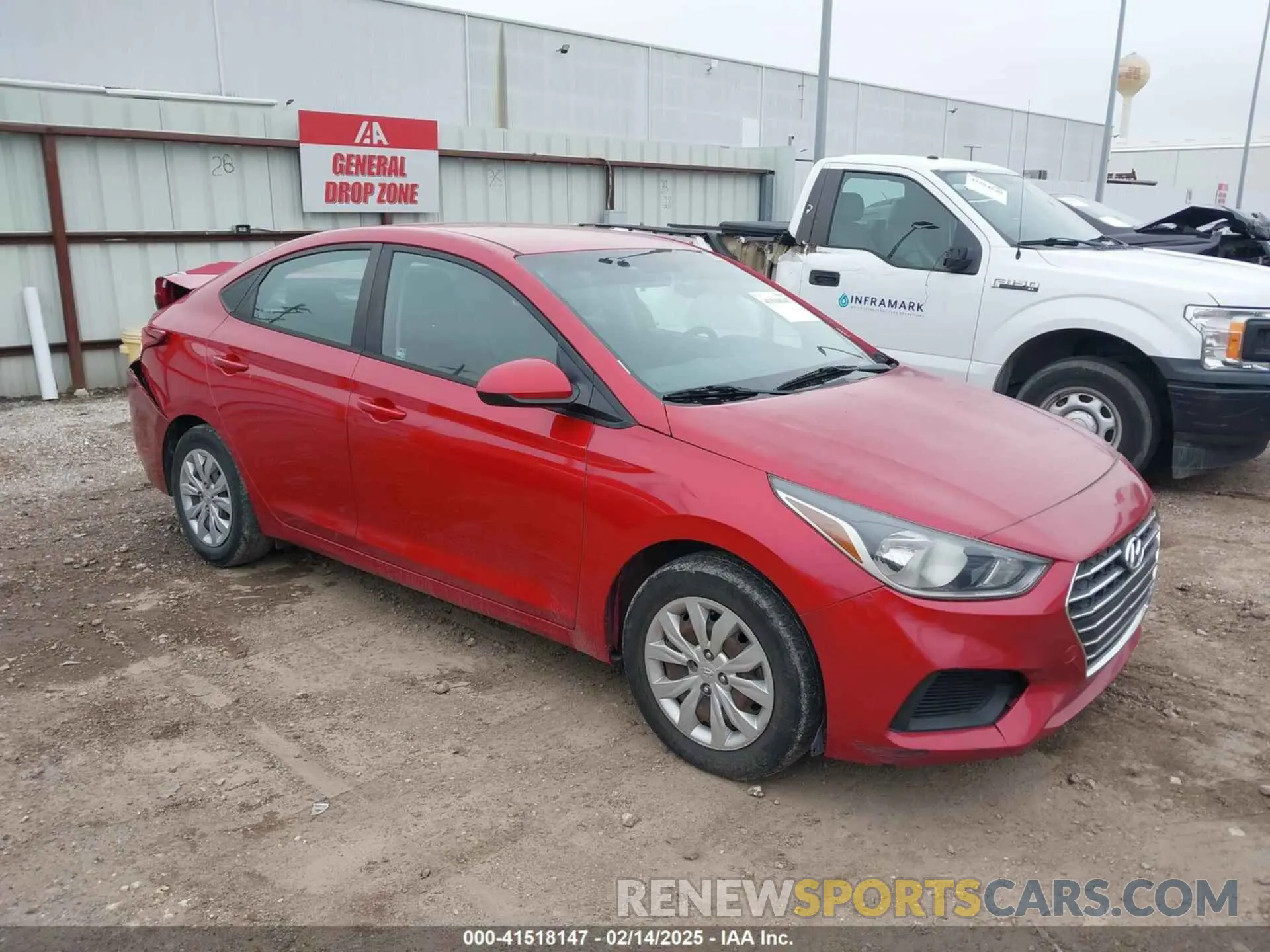 1 Photograph of a damaged car 3KPC24A67LE109942 HYUNDAI ACCENT 2020