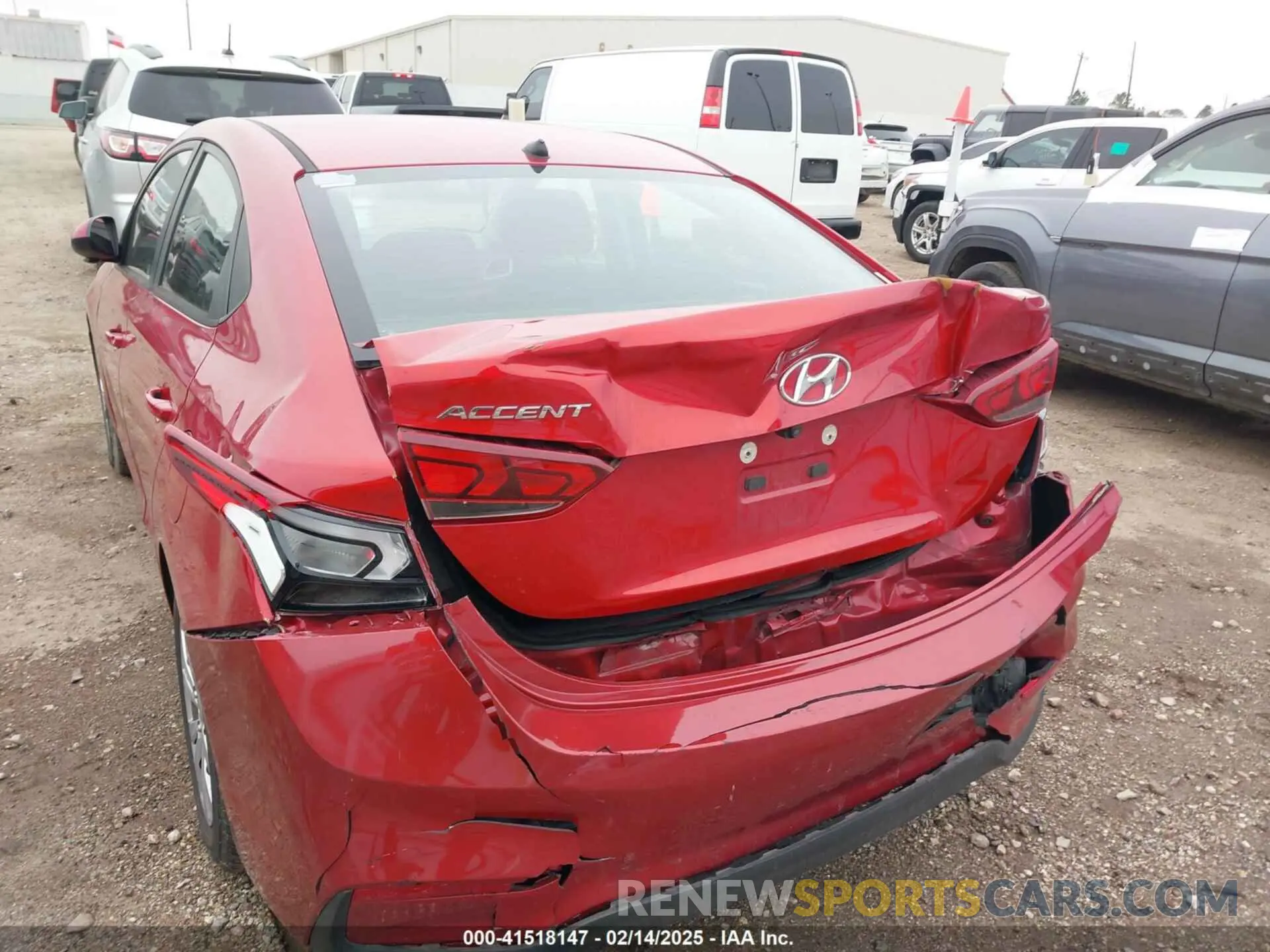 6 Photograph of a damaged car 3KPC24A67LE109942 HYUNDAI ACCENT 2020