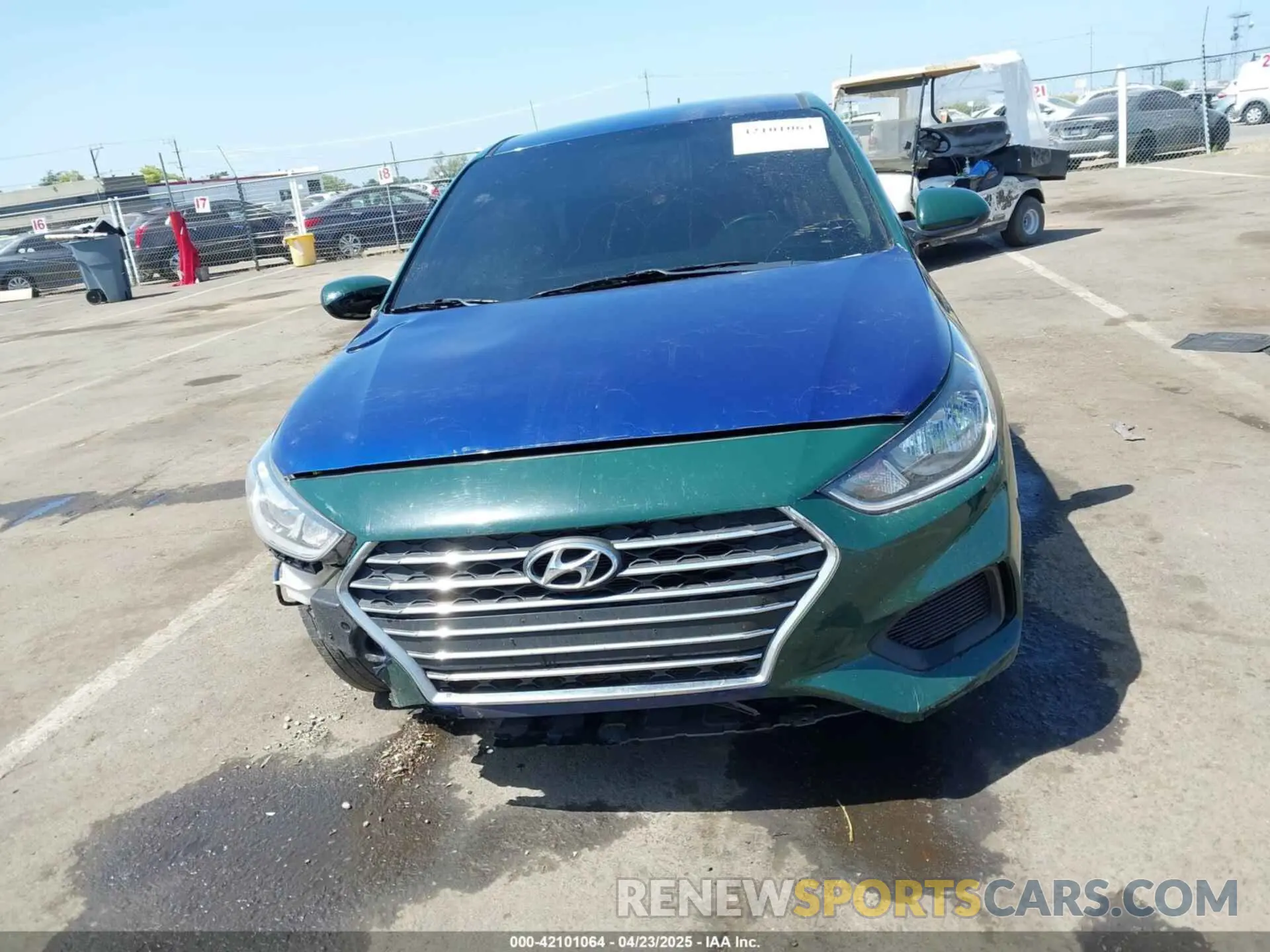 12 Photograph of a damaged car 3KPC24A67LE113117 HYUNDAI ACCENT 2020