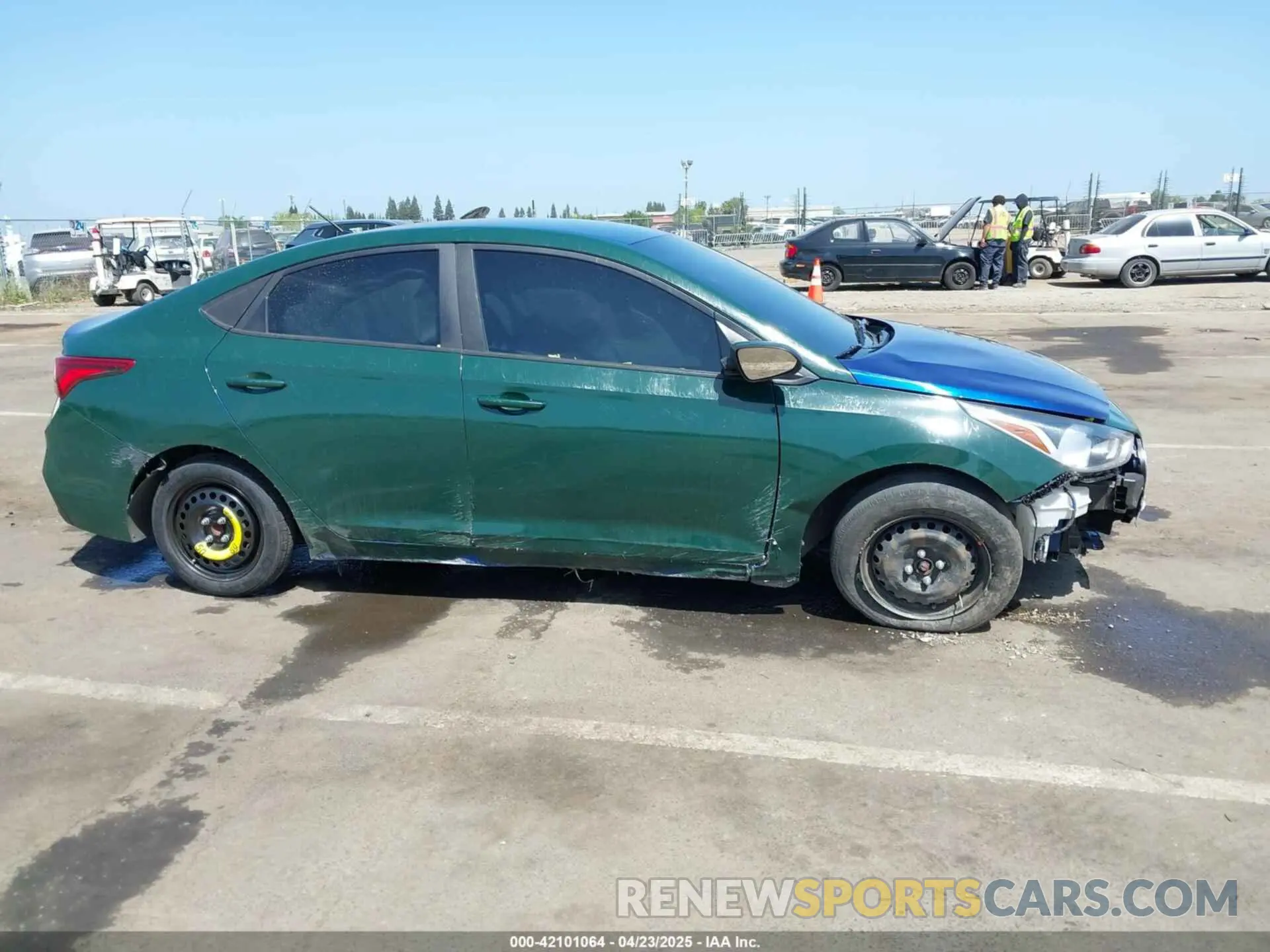 13 Photograph of a damaged car 3KPC24A67LE113117 HYUNDAI ACCENT 2020