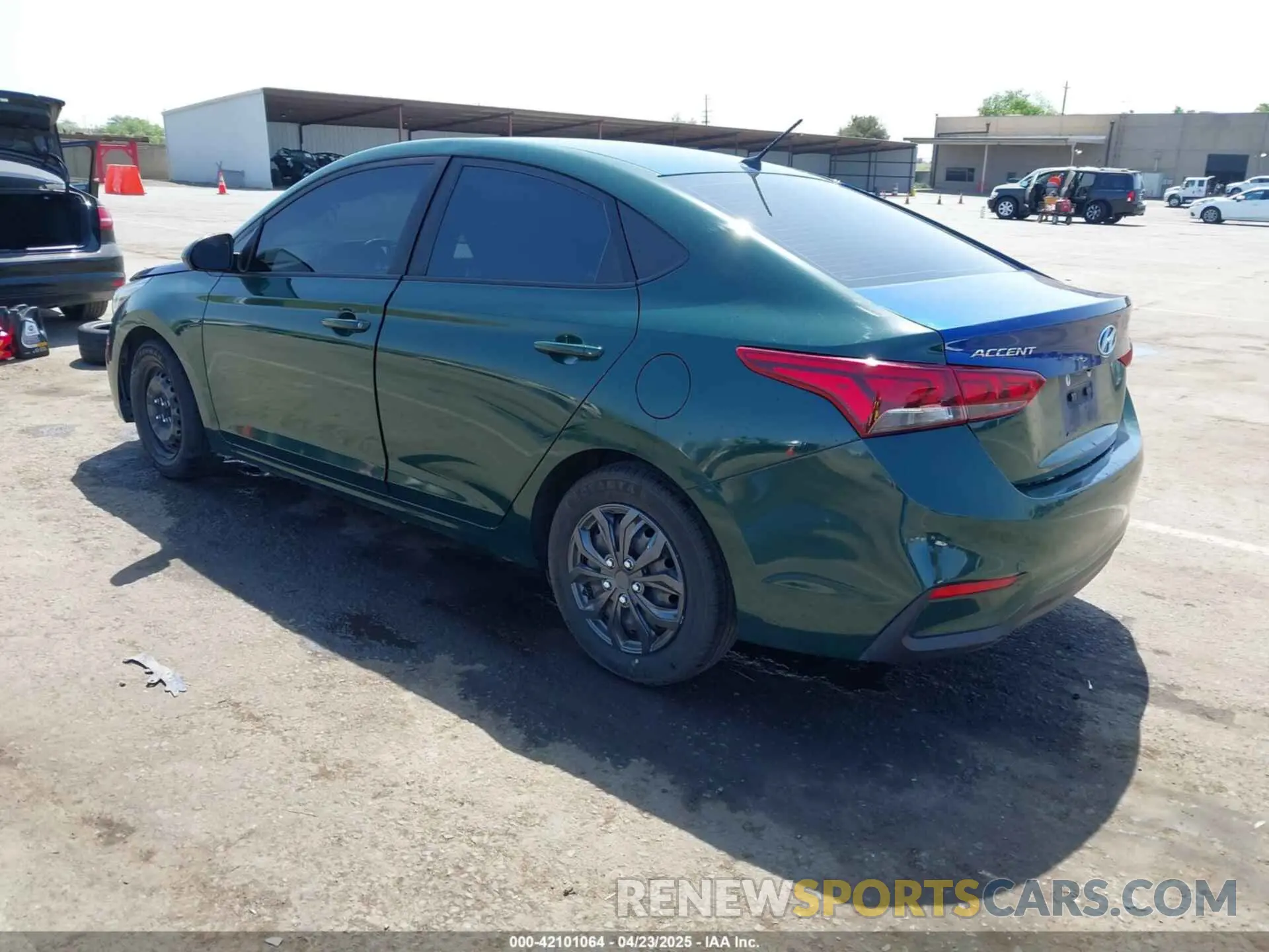 3 Photograph of a damaged car 3KPC24A67LE113117 HYUNDAI ACCENT 2020