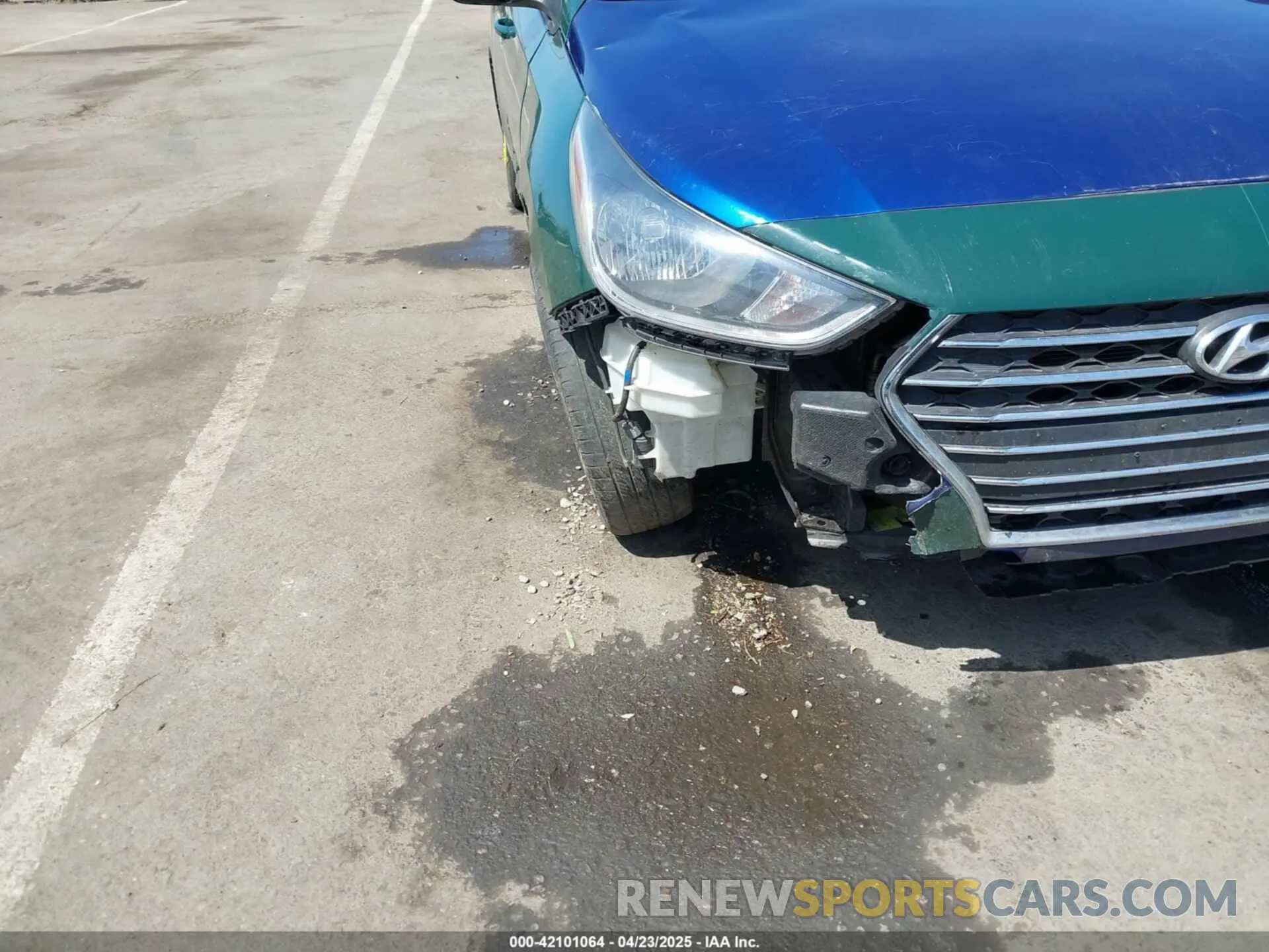6 Photograph of a damaged car 3KPC24A67LE113117 HYUNDAI ACCENT 2020