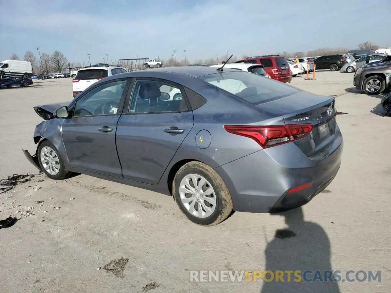 2 Photograph of a damaged car 3KPC24A67LE126403 HYUNDAI ACCENT 2020