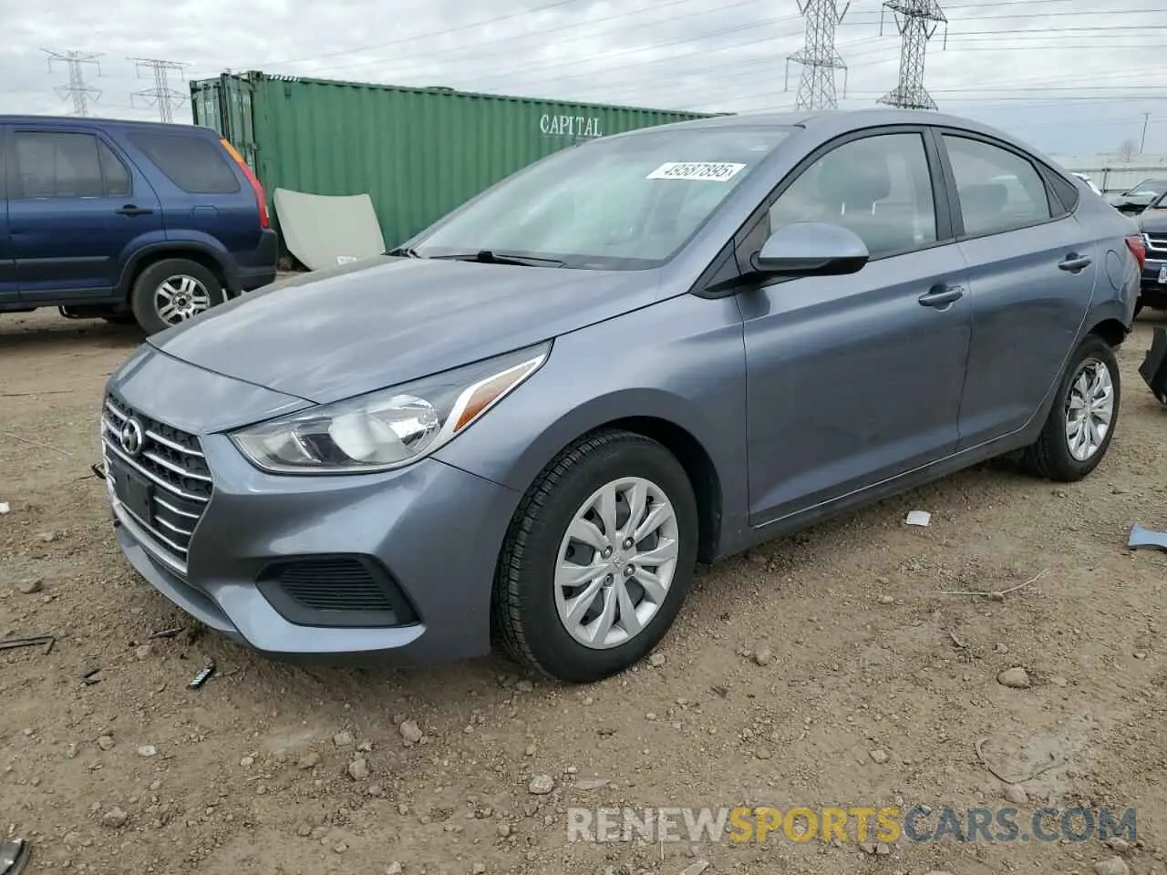 1 Photograph of a damaged car 3KPC24A68LE092388 HYUNDAI ACCENT 2020
