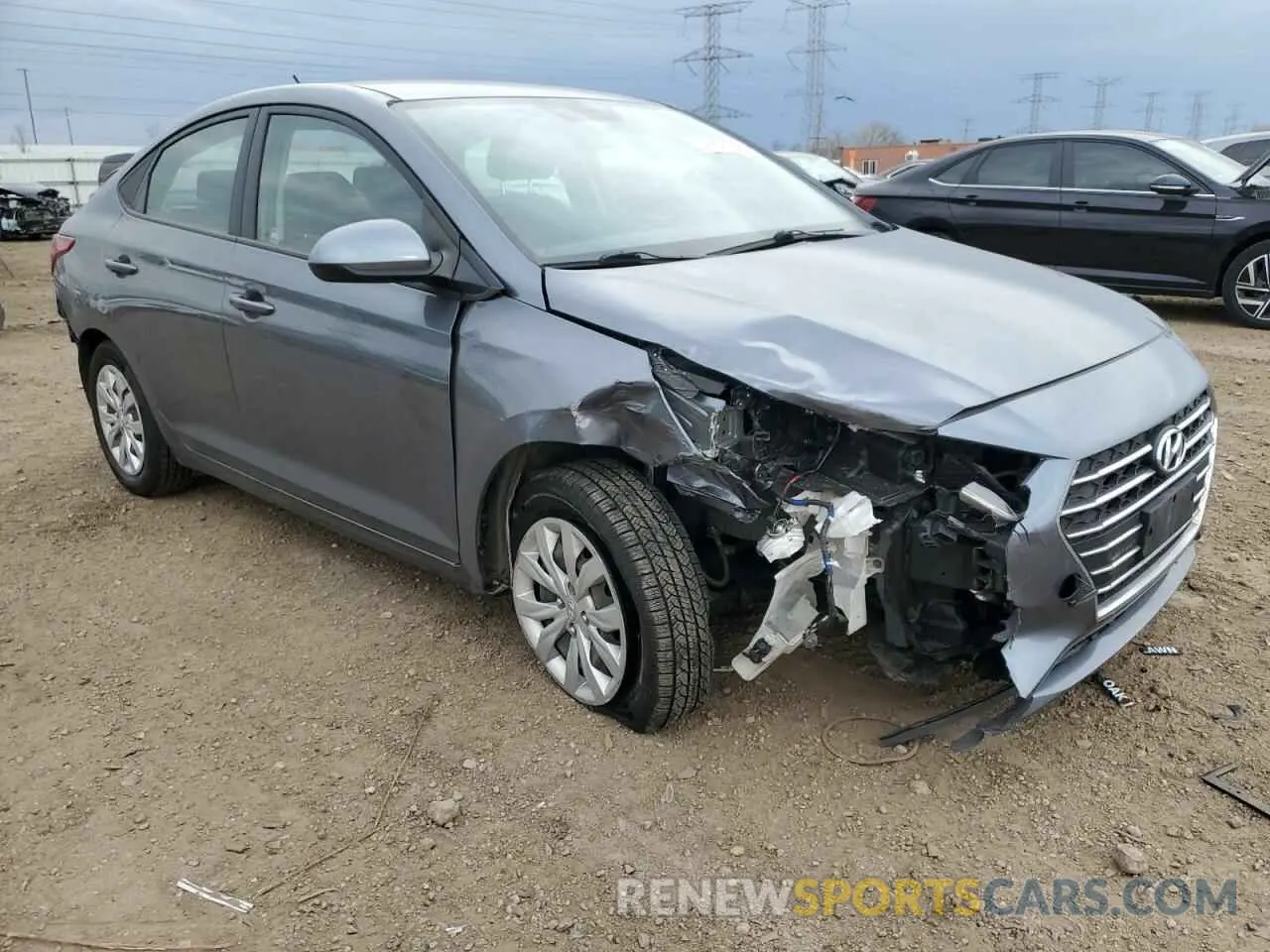 4 Photograph of a damaged car 3KPC24A68LE092388 HYUNDAI ACCENT 2020