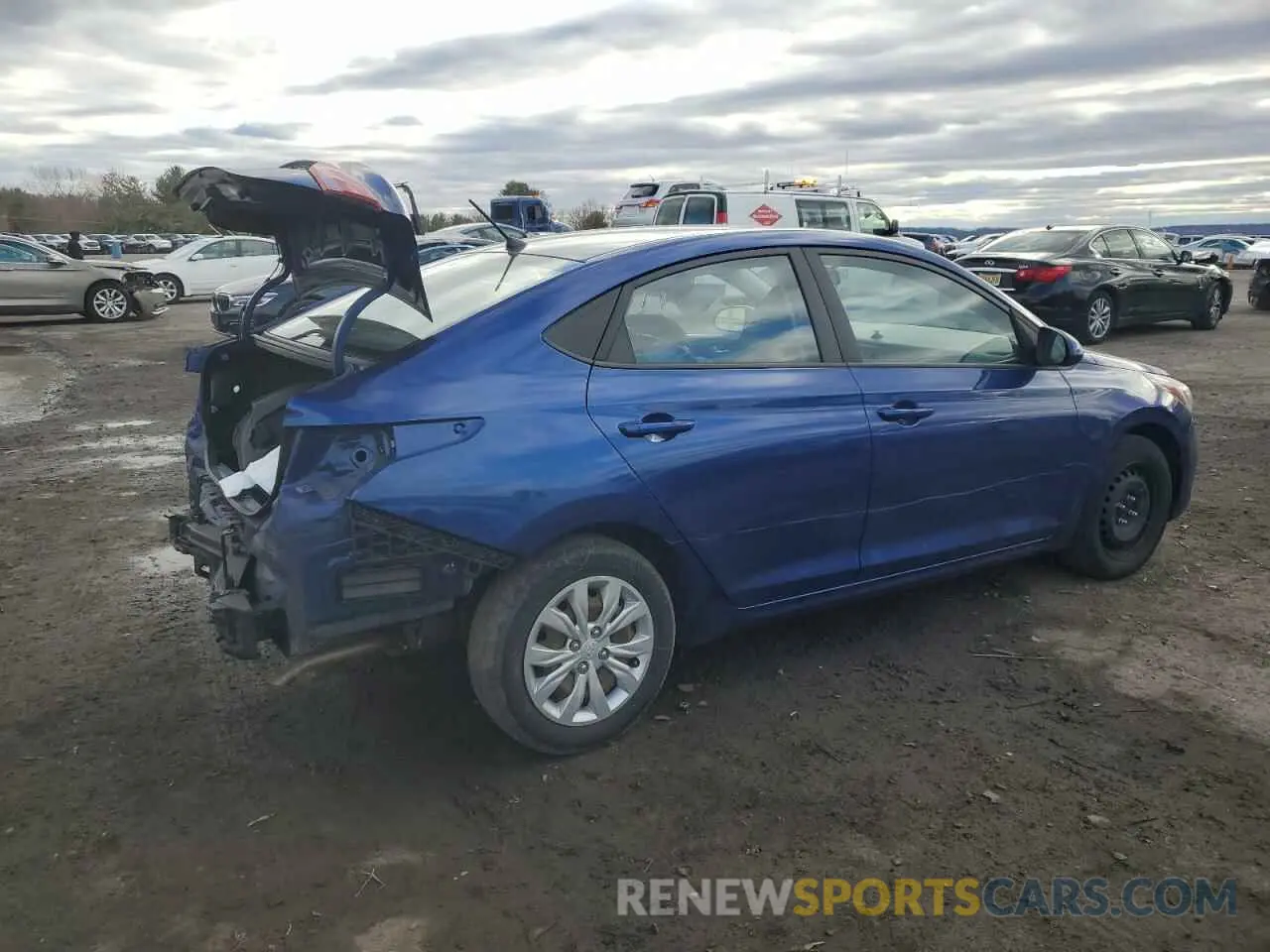 3 Photograph of a damaged car 3KPC24A68LE106645 HYUNDAI ACCENT 2020