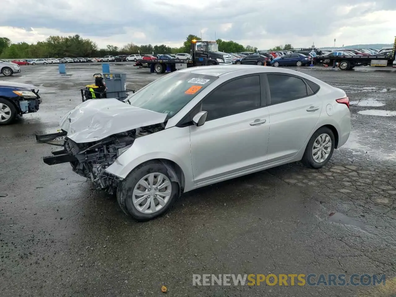 1 Photograph of a damaged car 3KPC24A68LE109013 HYUNDAI ACCENT 2020
