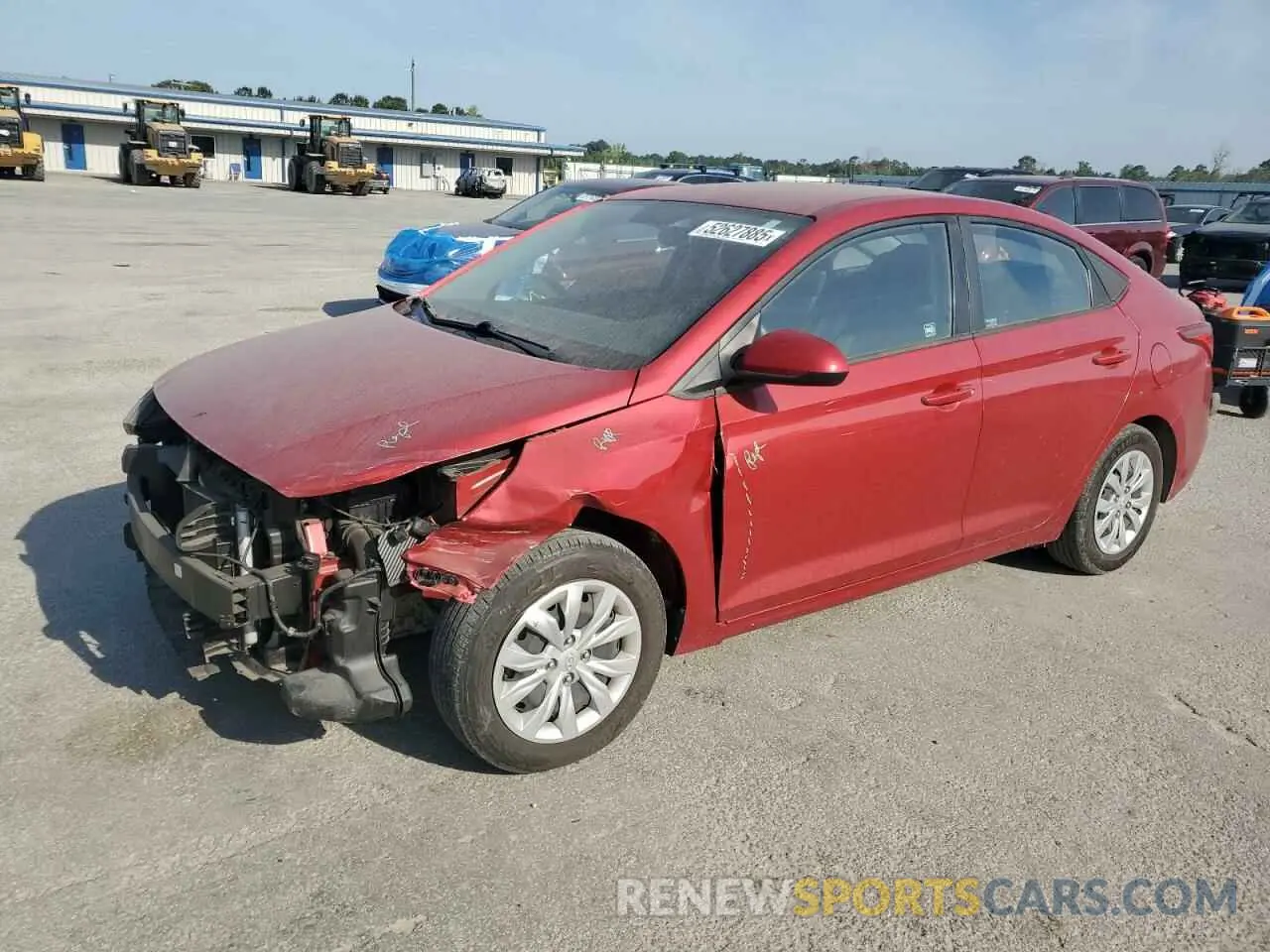 1 Photograph of a damaged car 3KPC24A68LE113014 HYUNDAI ACCENT 2020