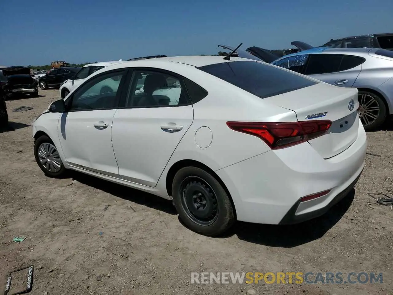 2 Photograph of a damaged car 3KPC24A68LE119489 HYUNDAI ACCENT 2020