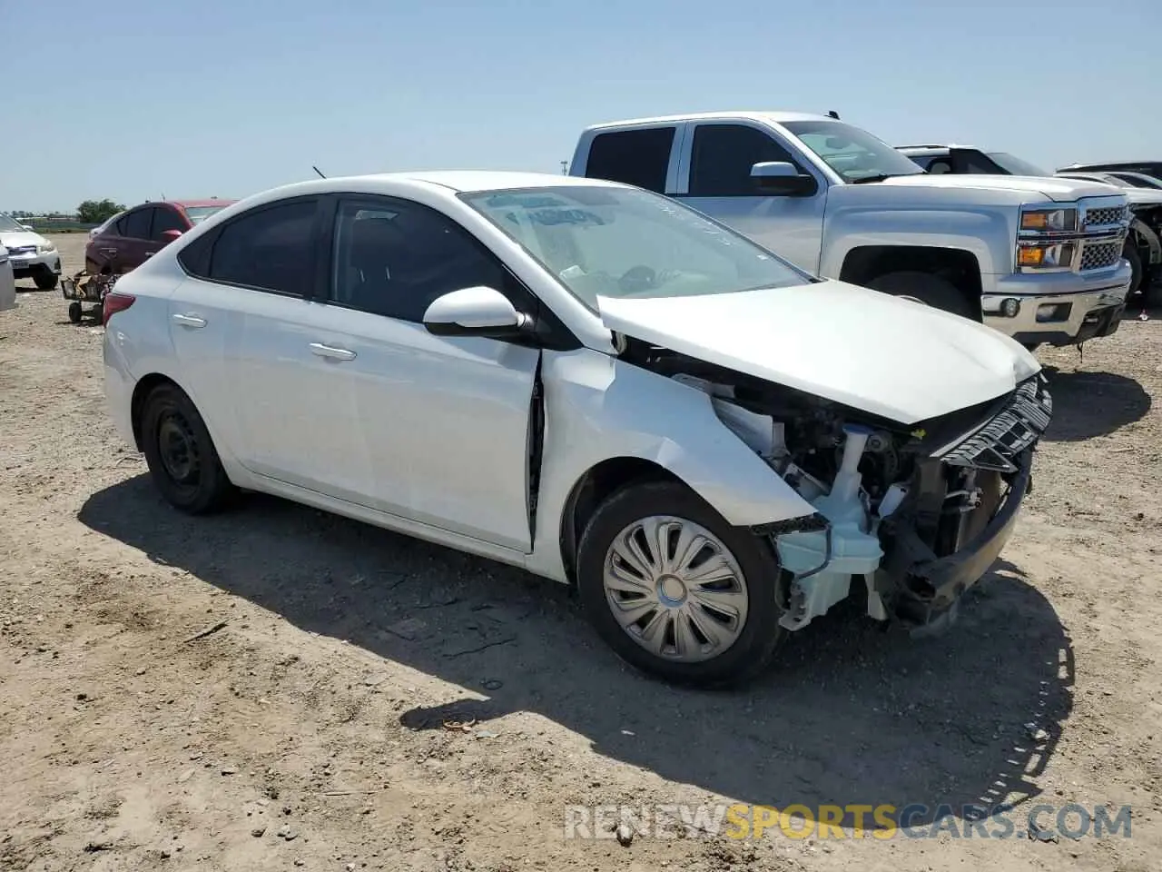 4 Photograph of a damaged car 3KPC24A68LE119489 HYUNDAI ACCENT 2020