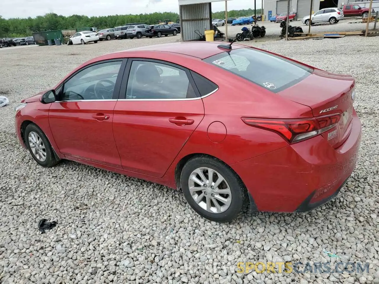 2 Photograph of a damaged car 3KPC24A68LE120612 HYUNDAI ACCENT 2020