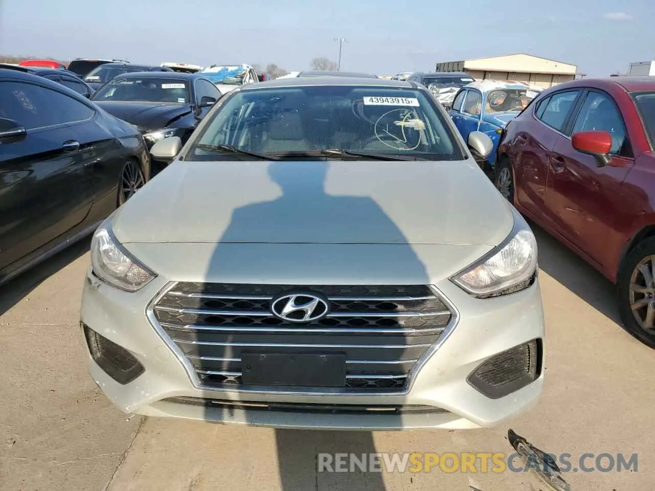 5 Photograph of a damaged car 3KPC24A69LE100403 HYUNDAI ACCENT 2020