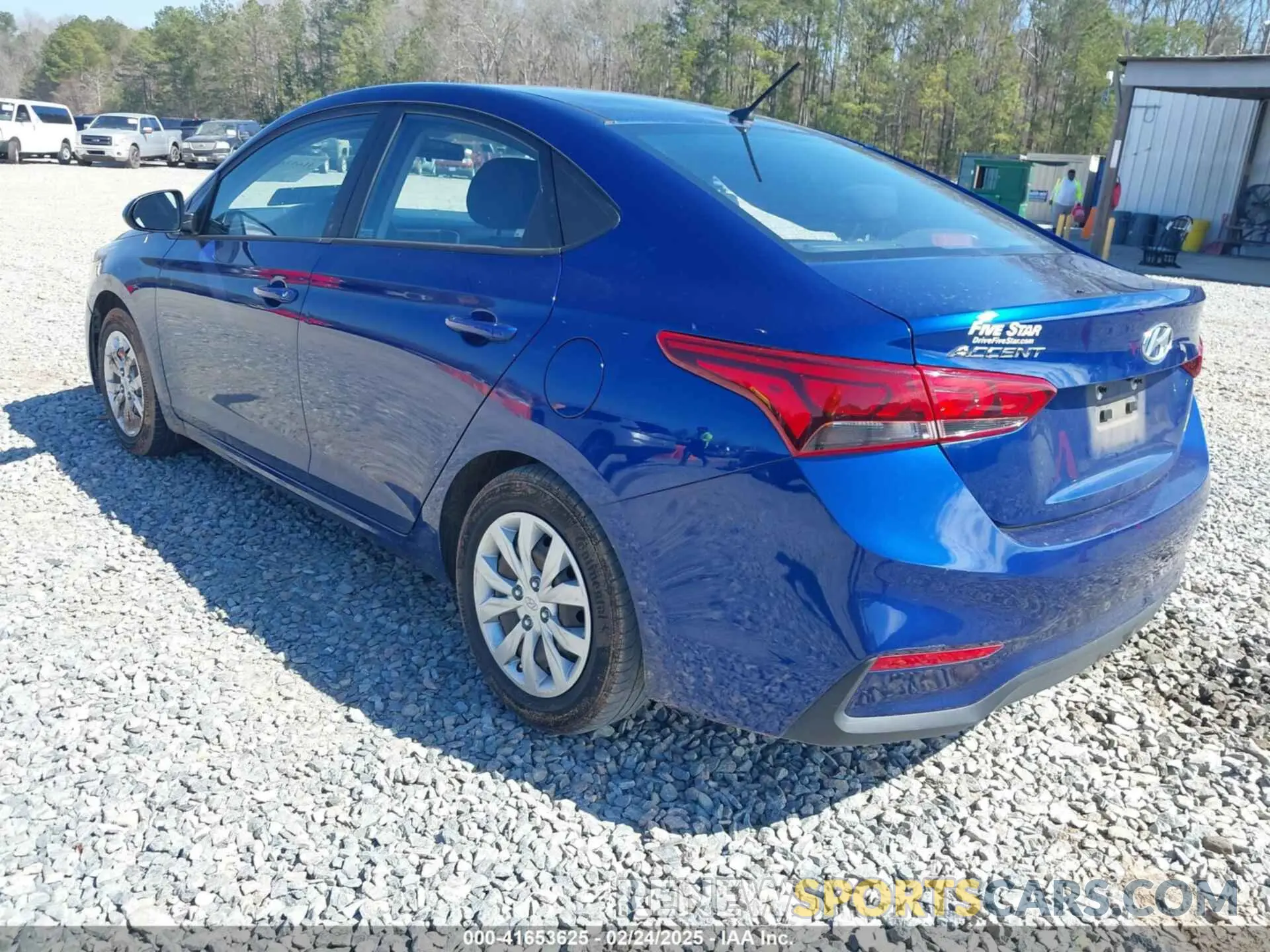3 Photograph of a damaged car 3KPC24A69LE117346 HYUNDAI ACCENT 2020