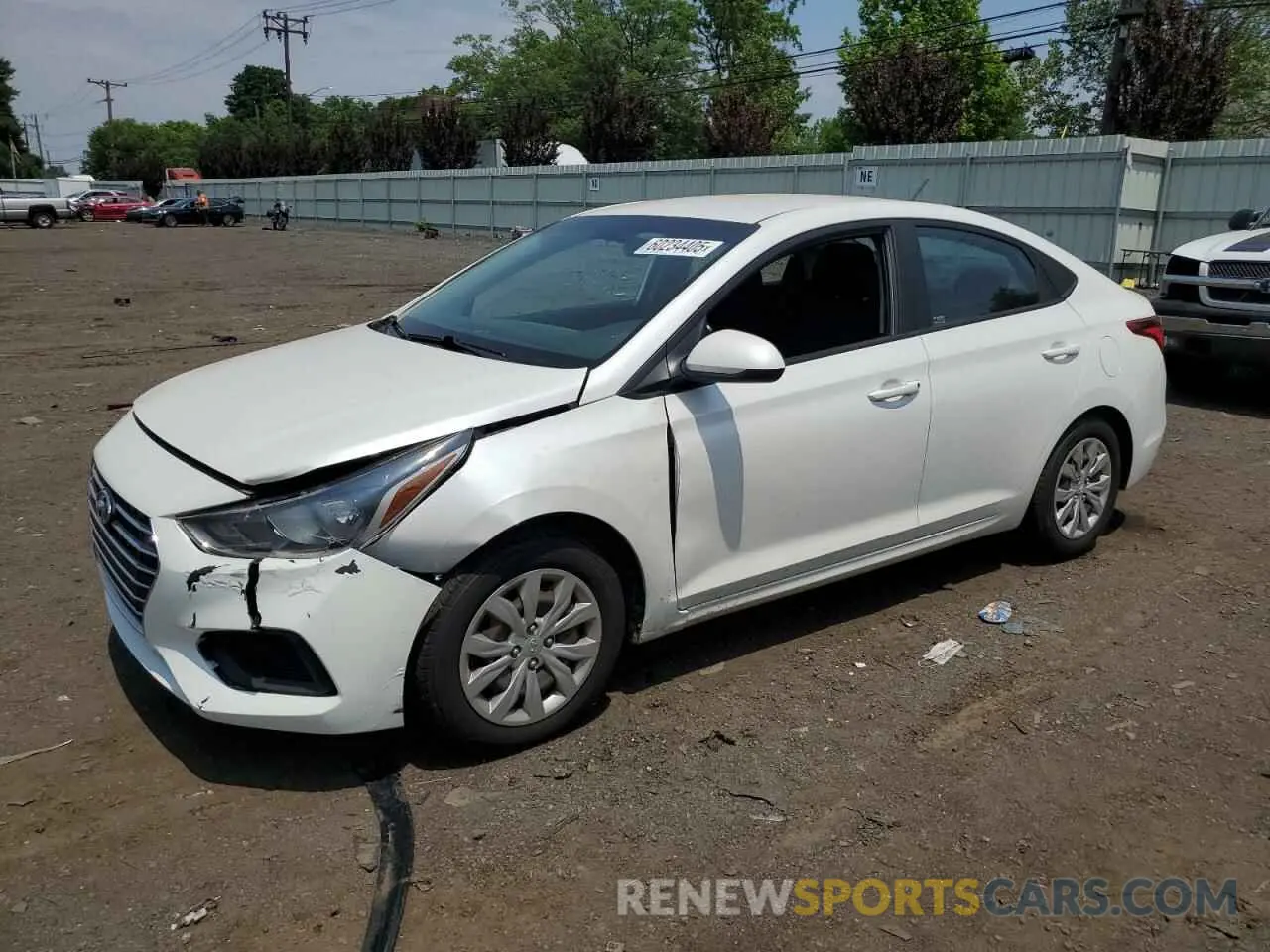 1 Photograph of a damaged car 3KPC24A6XLE099679 HYUNDAI ACCENT 2020