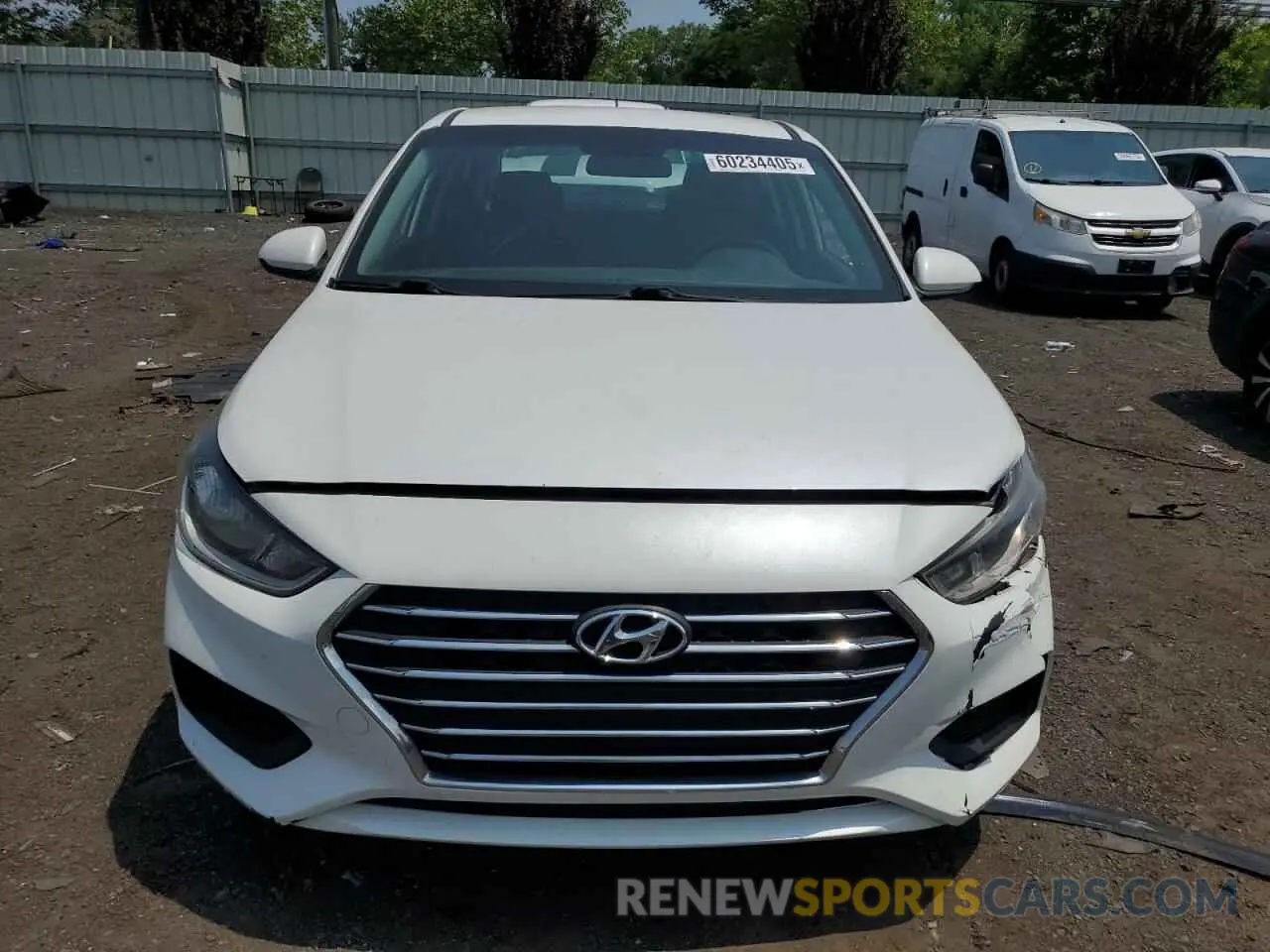 5 Photograph of a damaged car 3KPC24A6XLE099679 HYUNDAI ACCENT 2020