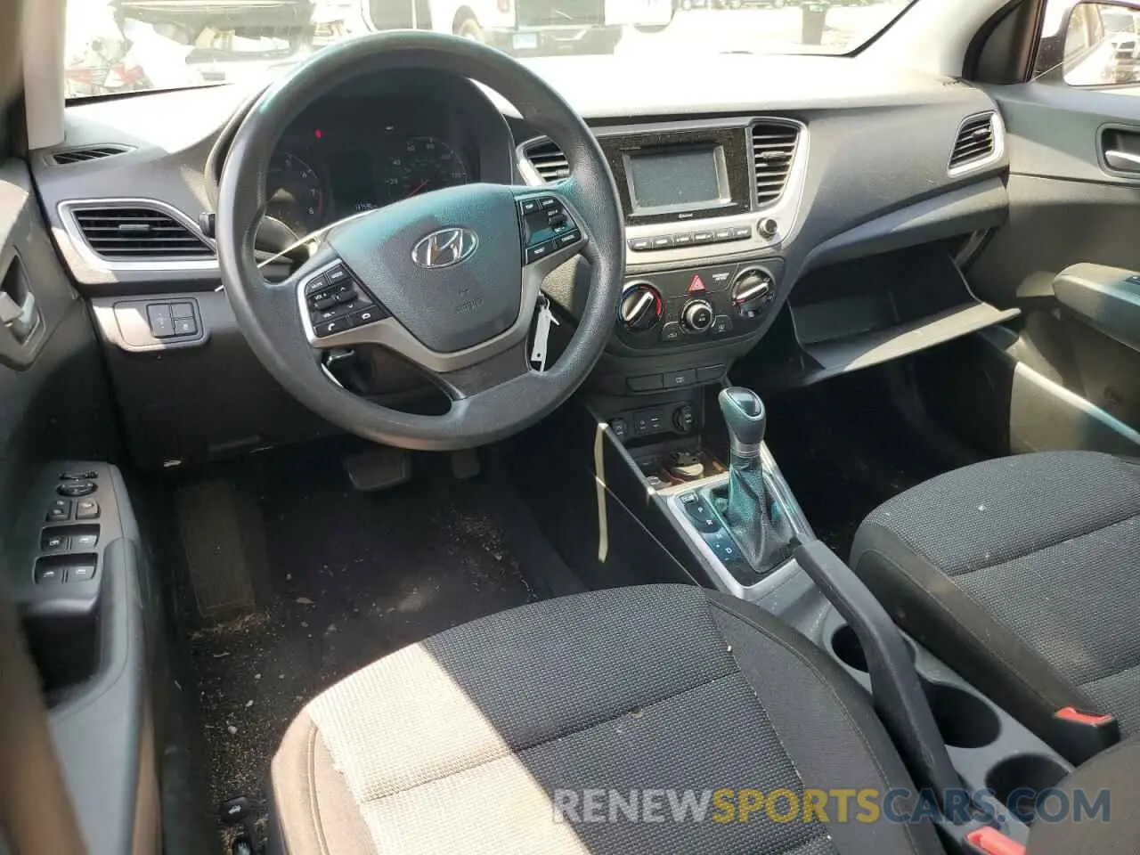 8 Photograph of a damaged car 3KPC24A6XLE099679 HYUNDAI ACCENT 2020