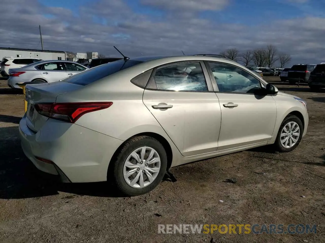 3 Photograph of a damaged car 3KPC24A6XLE101673 HYUNDAI ACCENT 2020