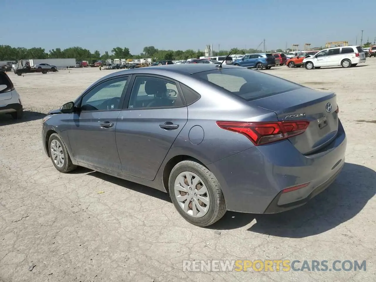2 Photograph of a damaged car 3KPC24A6XLE104959 HYUNDAI ACCENT 2020