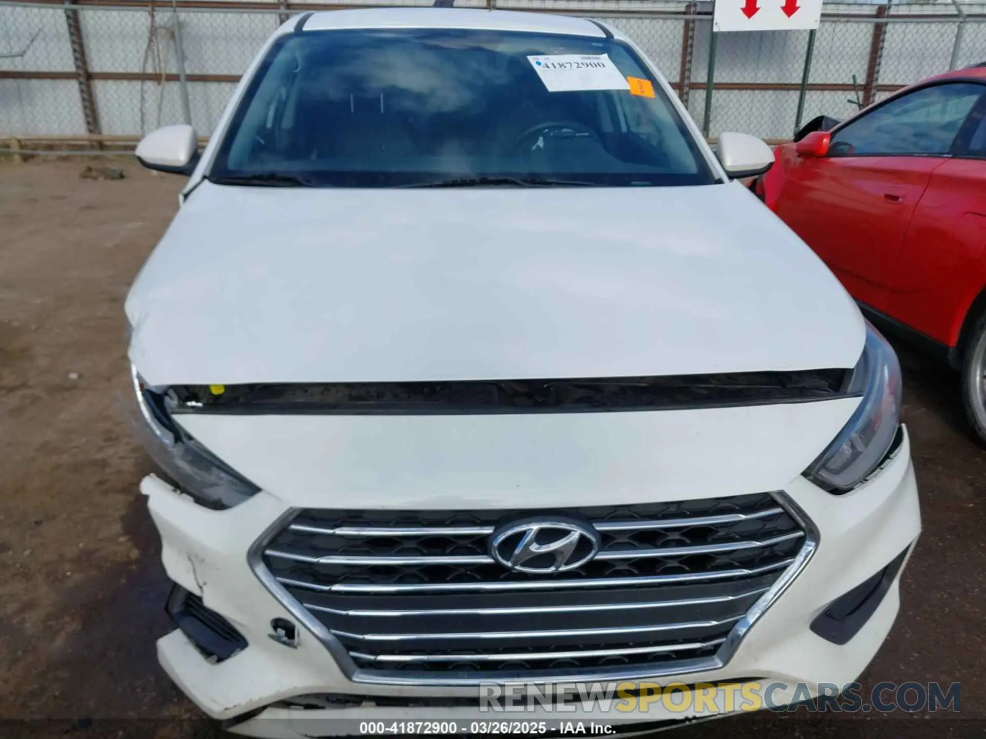 12 Photograph of a damaged car 3KPC24A6XLE118313 HYUNDAI ACCENT 2020