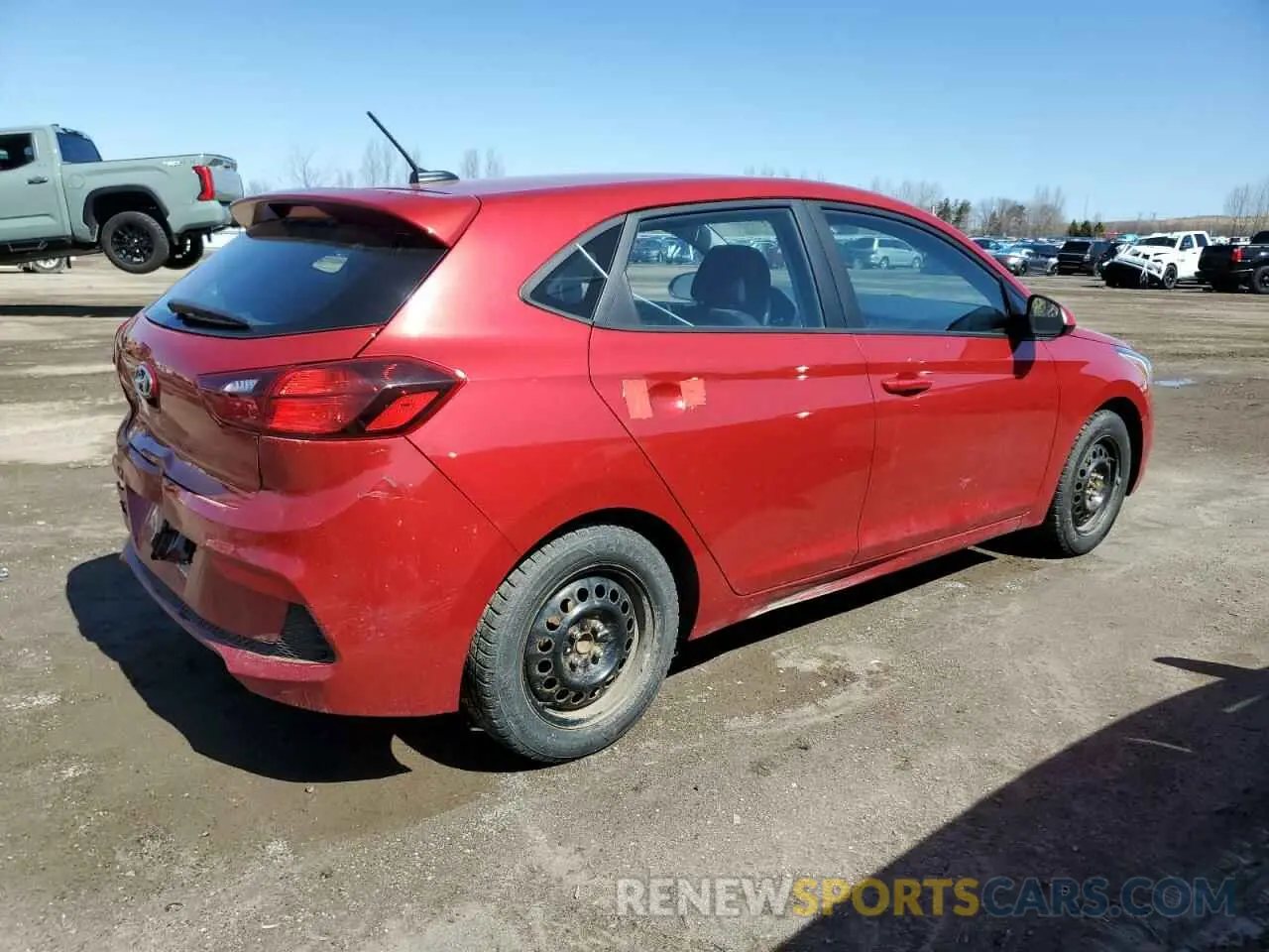 3 Photograph of a damaged car 3KPC25A62LE108252 HYUNDAI ACCENT 2020