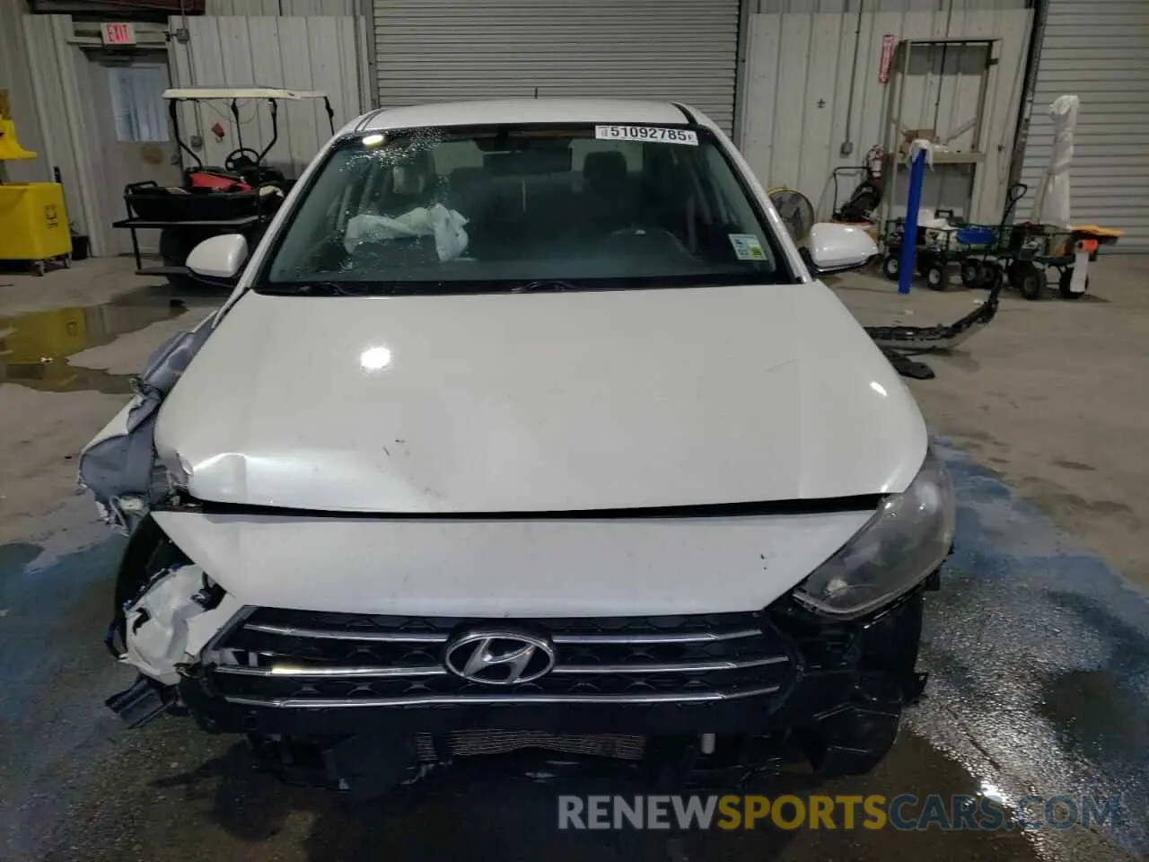 5 Photograph of a damaged car 3KPC24A60ME129001 HYUNDAI ACCENT 2021