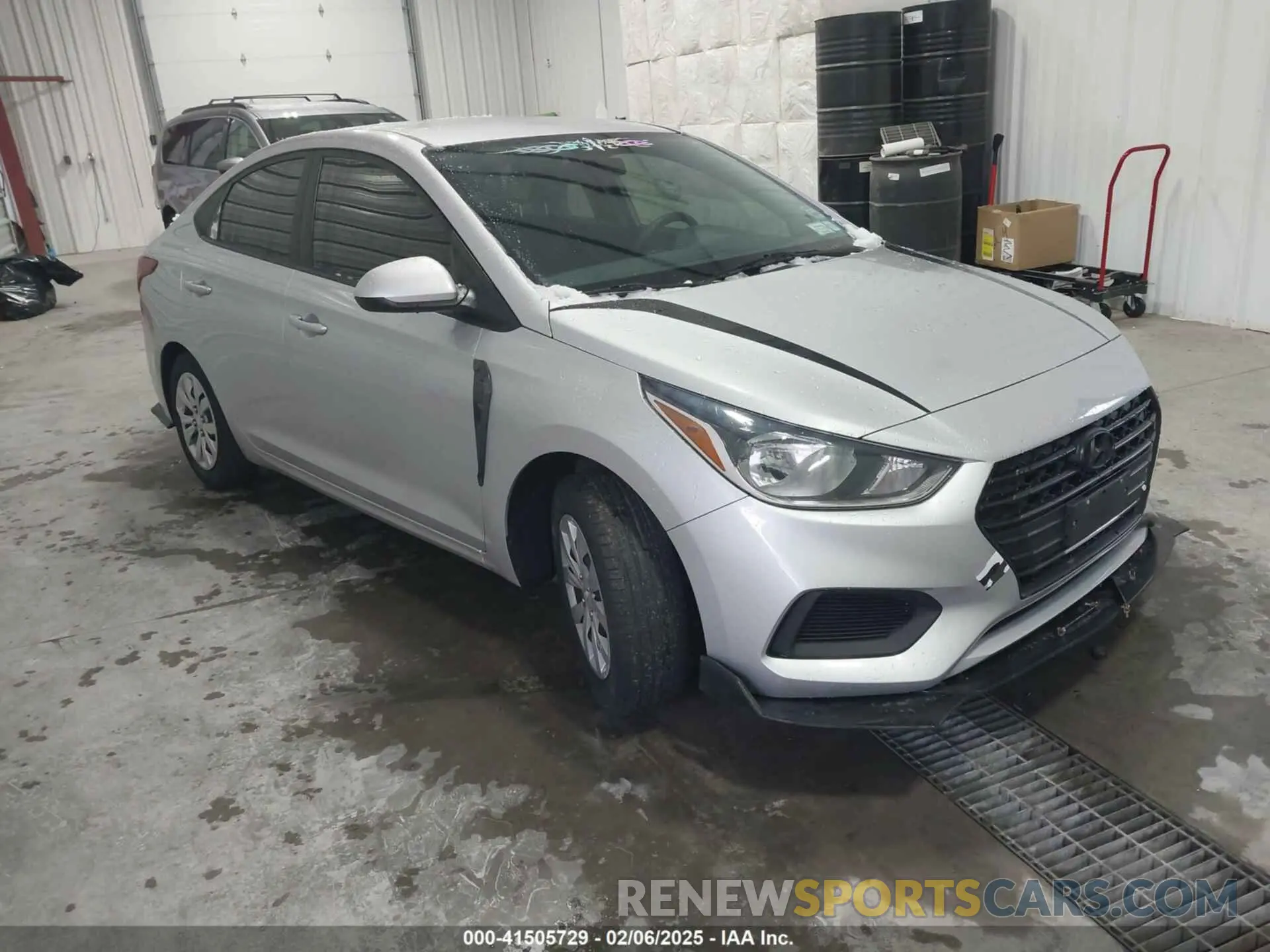 1 Photograph of a damaged car 3KPC24A60ME131265 HYUNDAI ACCENT 2021