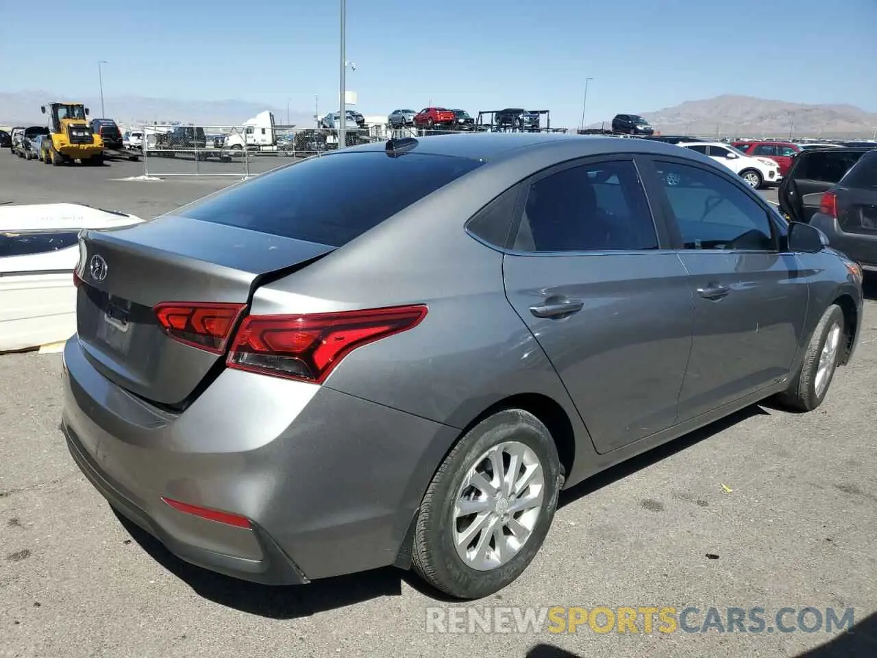 3 Photograph of a damaged car 3KPC24A60ME134604 HYUNDAI ACCENT 2021