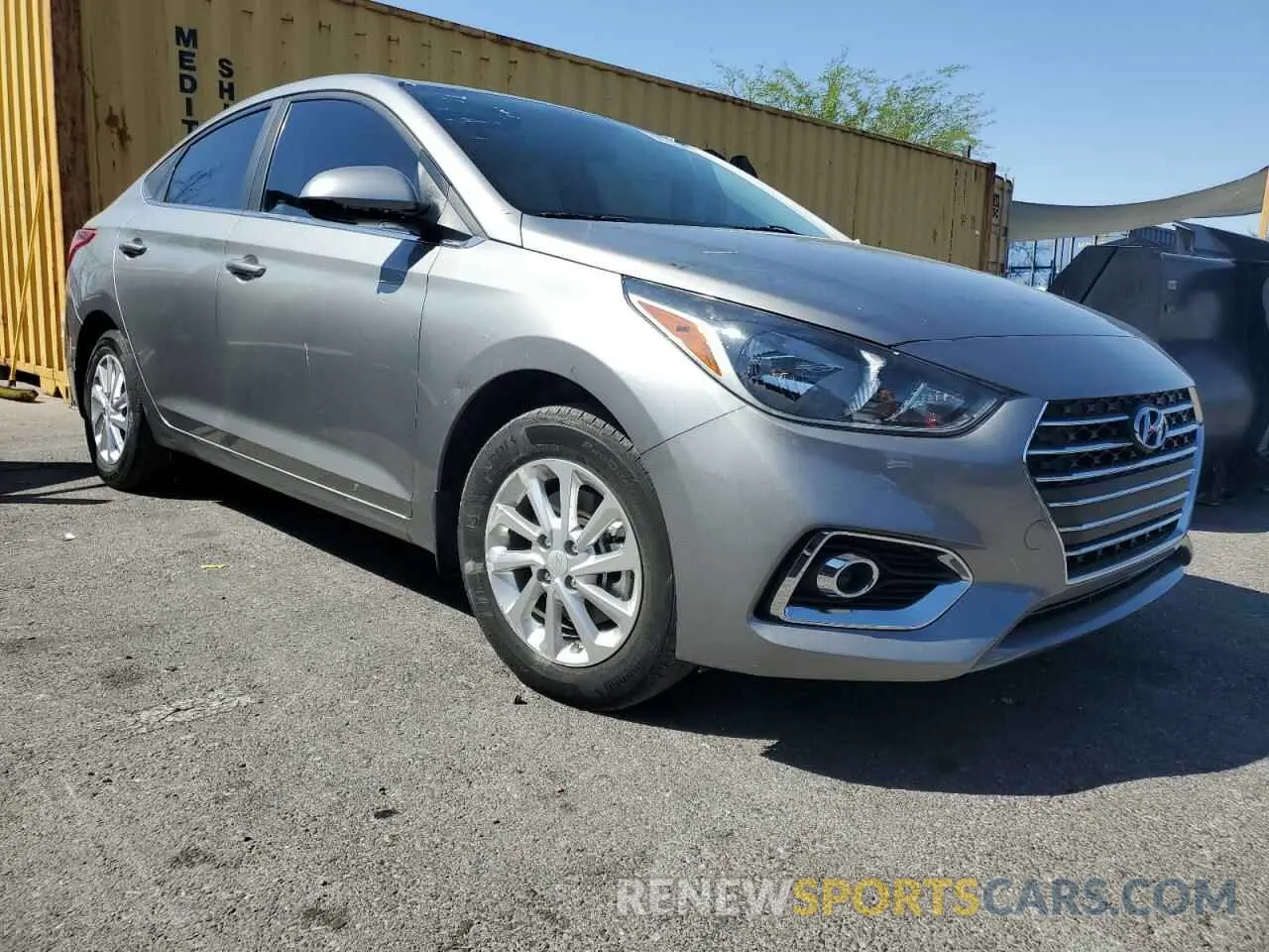 4 Photograph of a damaged car 3KPC24A60ME134604 HYUNDAI ACCENT 2021