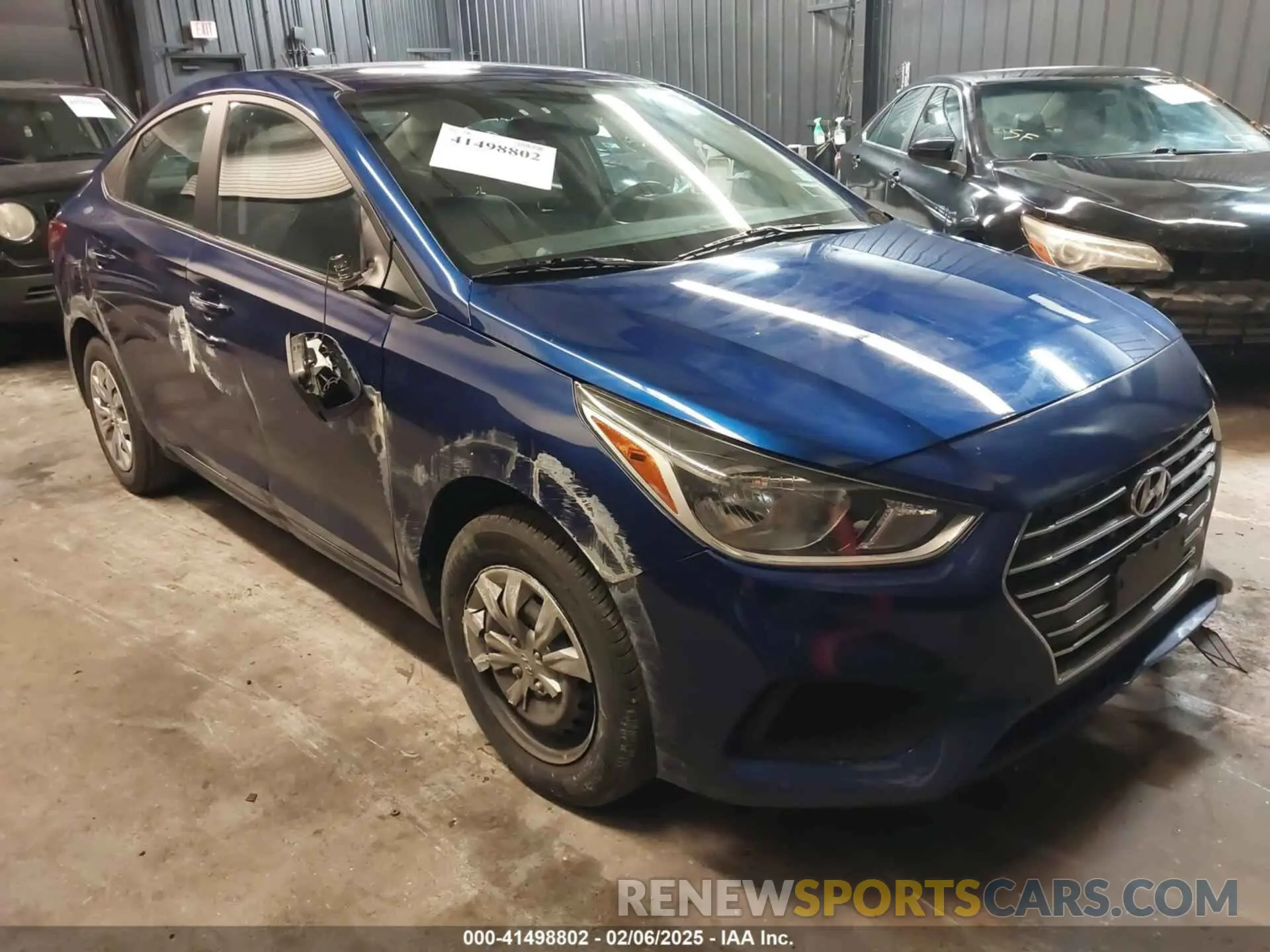 1 Photograph of a damaged car 3KPC24A60ME136417 HYUNDAI ACCENT 2021