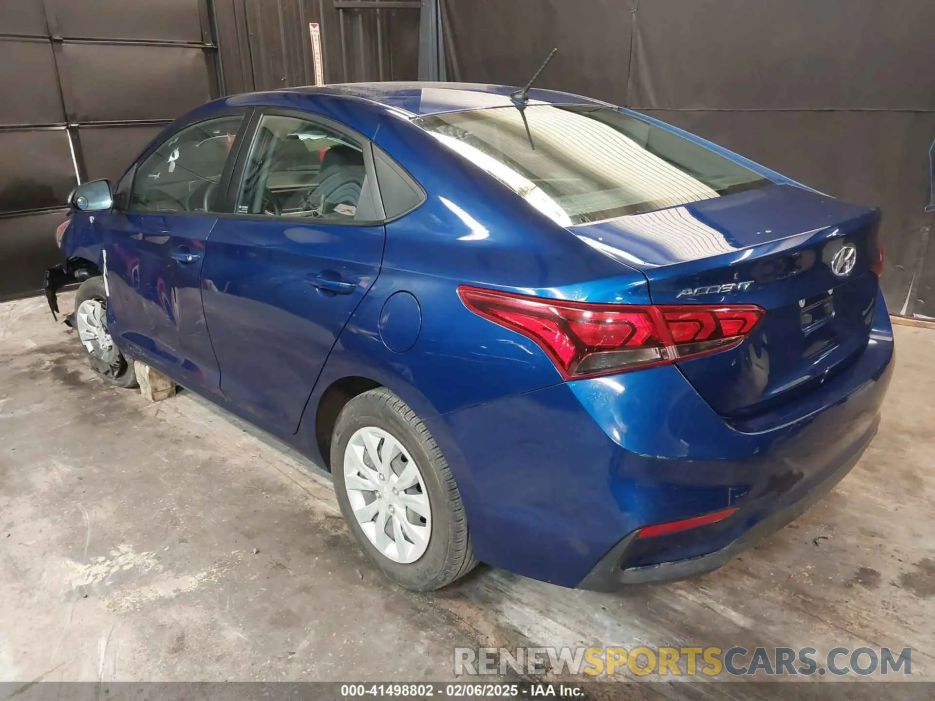3 Photograph of a damaged car 3KPC24A60ME136417 HYUNDAI ACCENT 2021