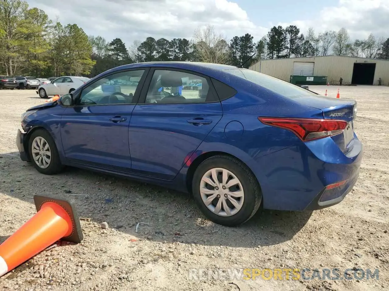 2 Photograph of a damaged car 3KPC24A60ME136966 HYUNDAI ACCENT 2021