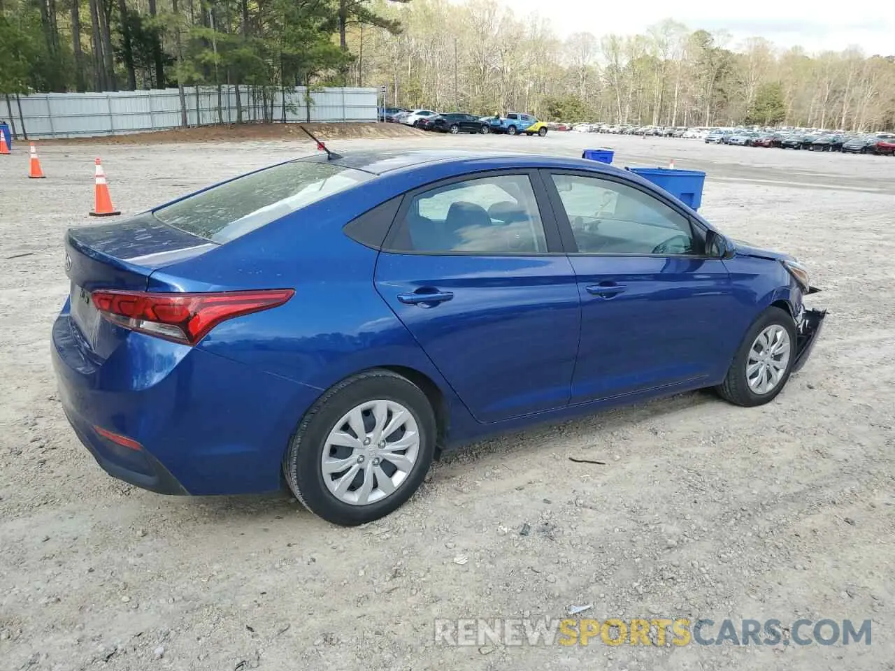 3 Photograph of a damaged car 3KPC24A60ME136966 HYUNDAI ACCENT 2021