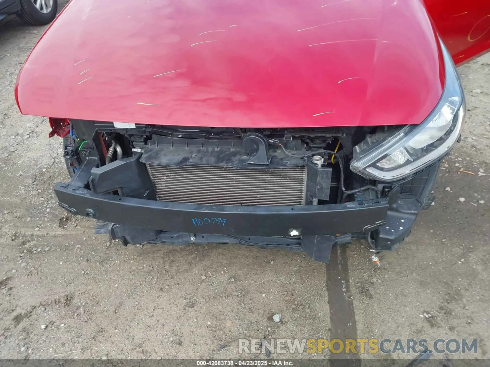 6 Photograph of a damaged car 3KPC24A60ME139172 HYUNDAI ACCENT 2021